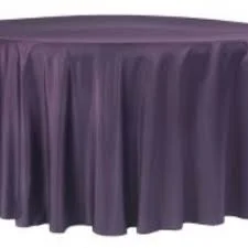Plum Taffeta Table Cover Call to Reserve