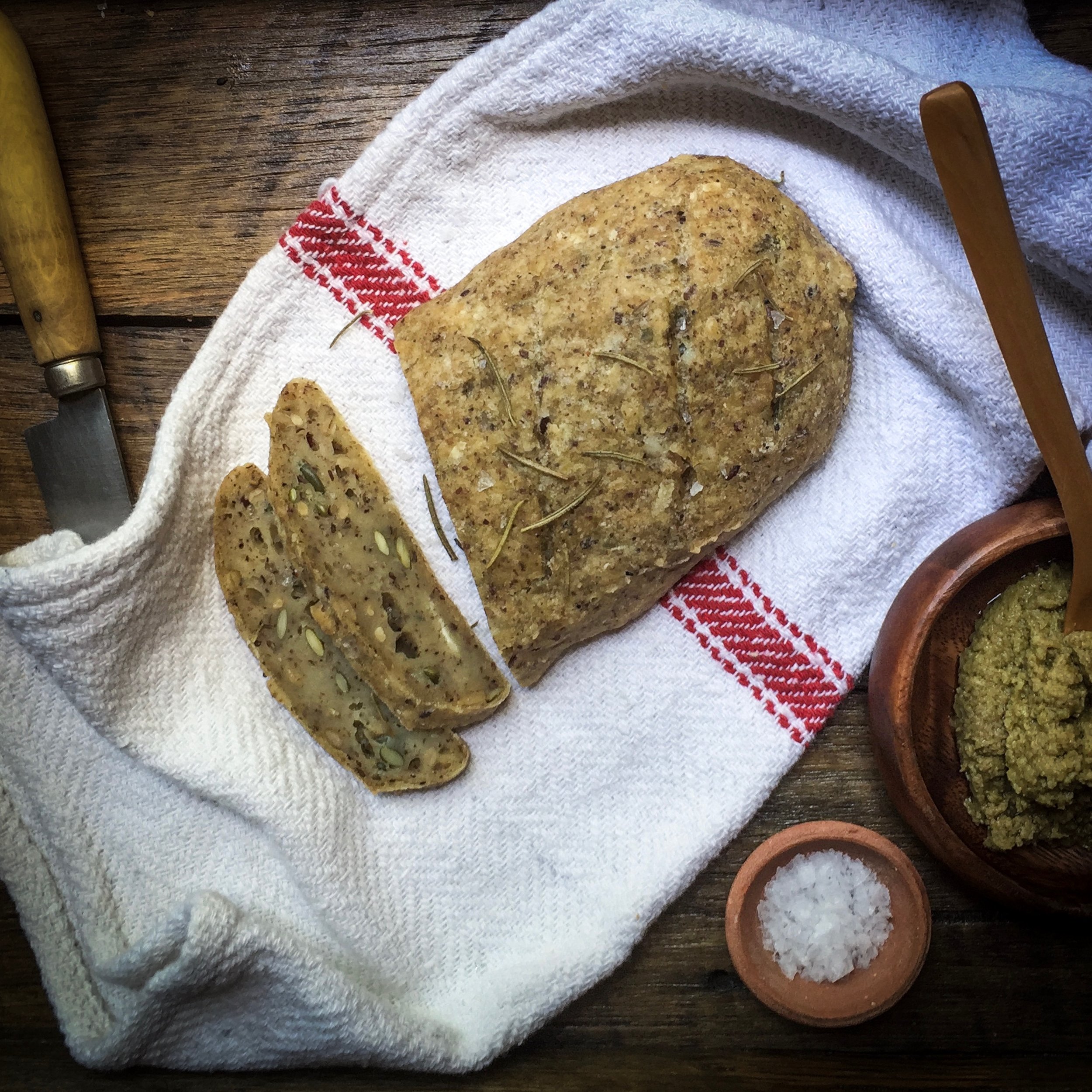 The seeded version is similar to #lifechangingbread in taste.