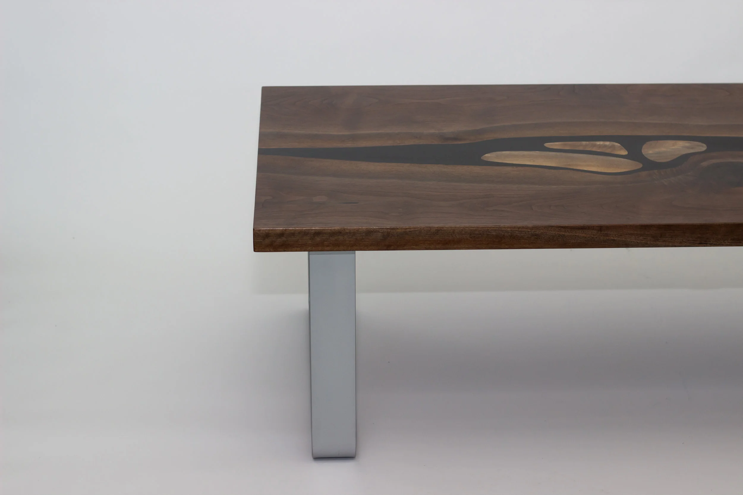 river table steel legs