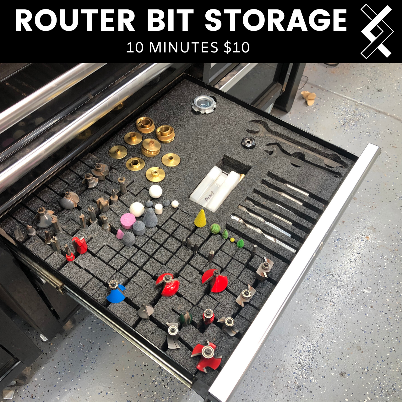 Router Bit Storage