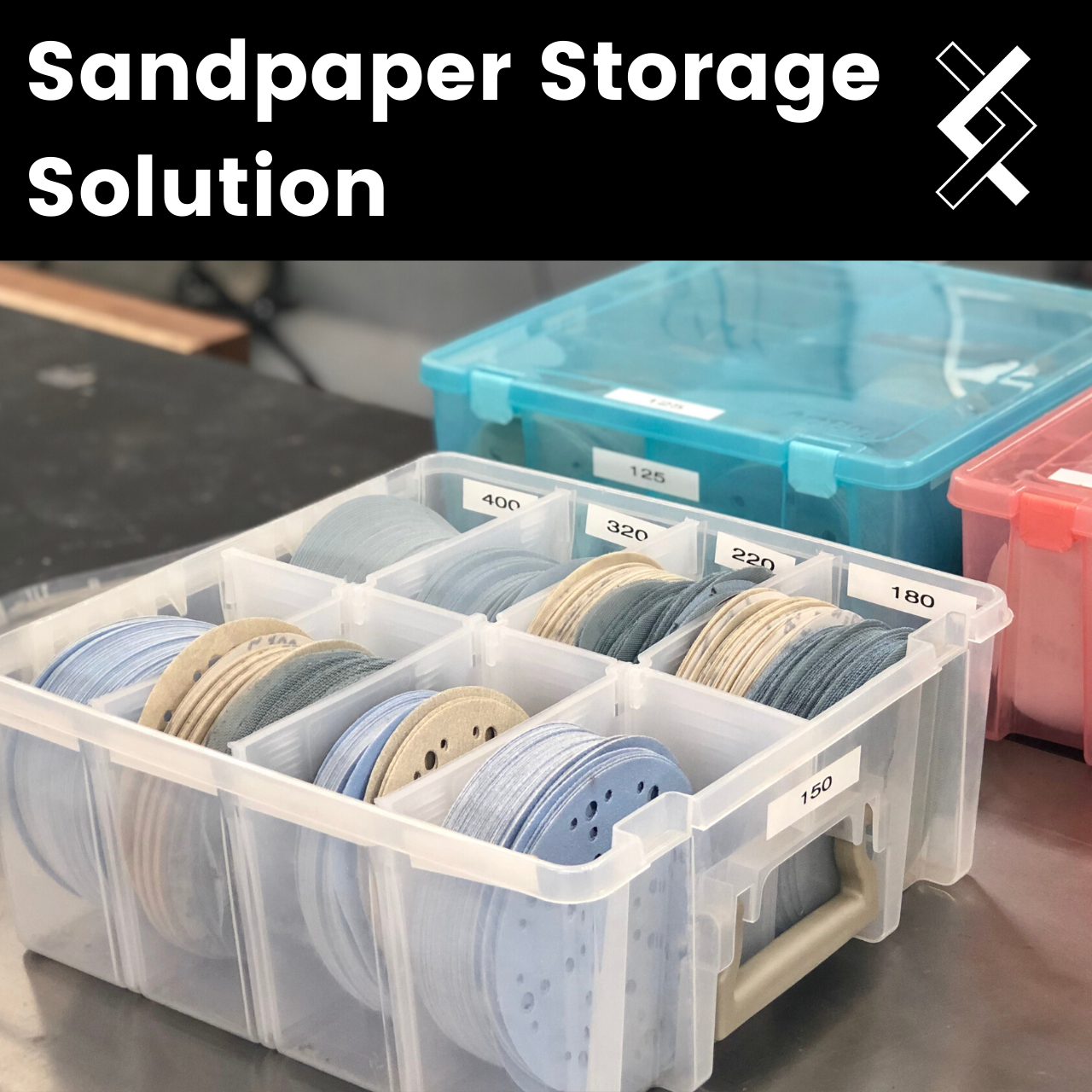Sandpaper Storage Solution