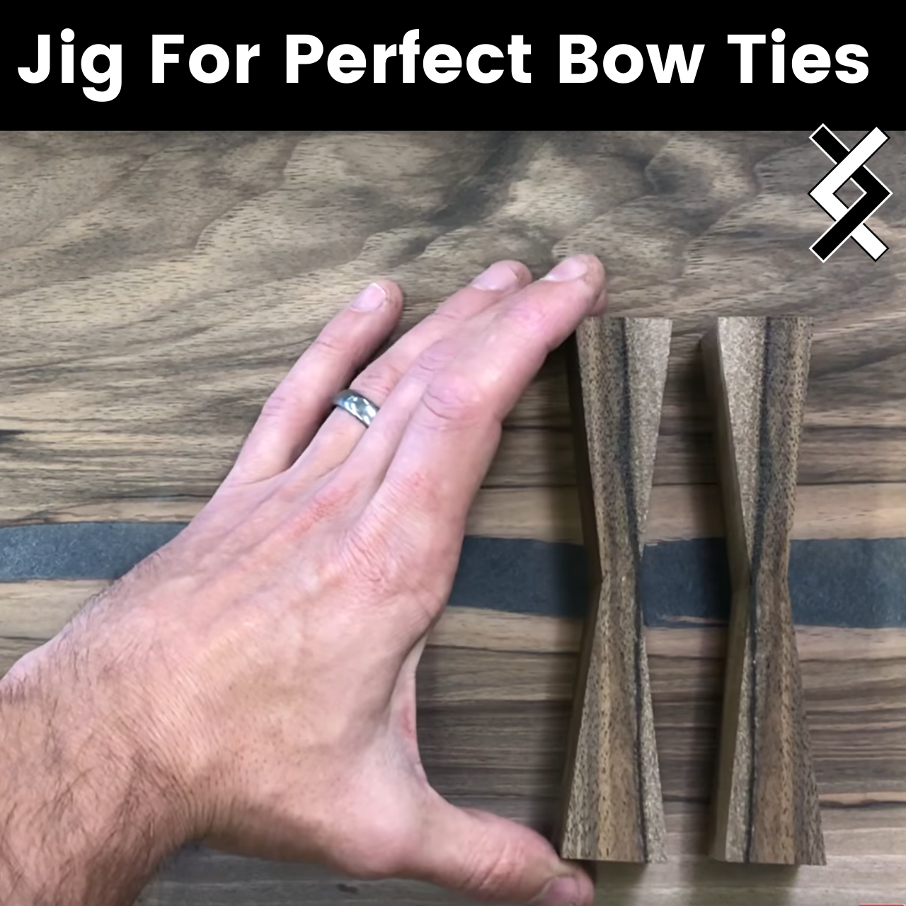 How to Make a Wood Bow Tie Joint--Dutchman Joint Construction