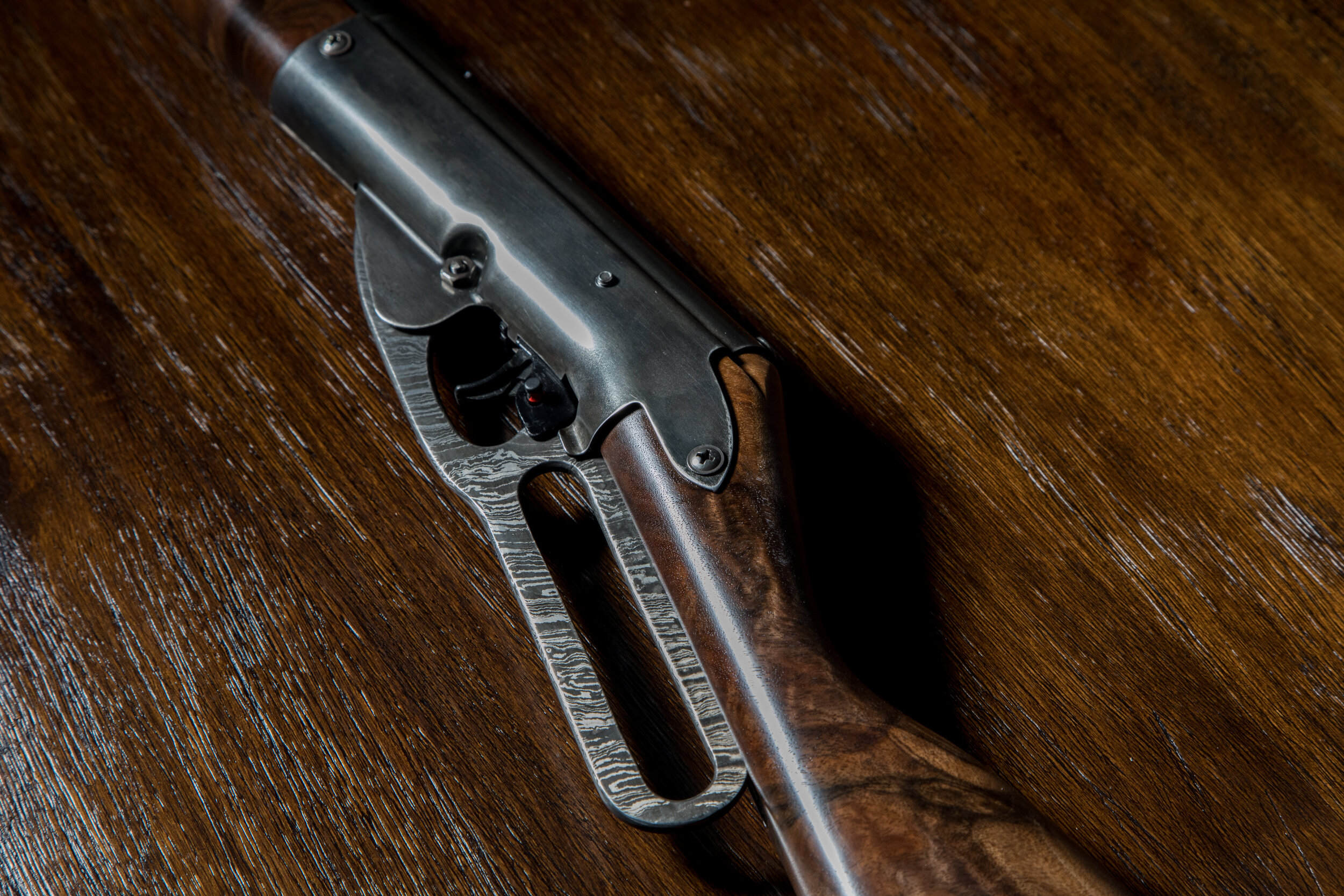 damascus steel bb gun lever blacktail studio restoration