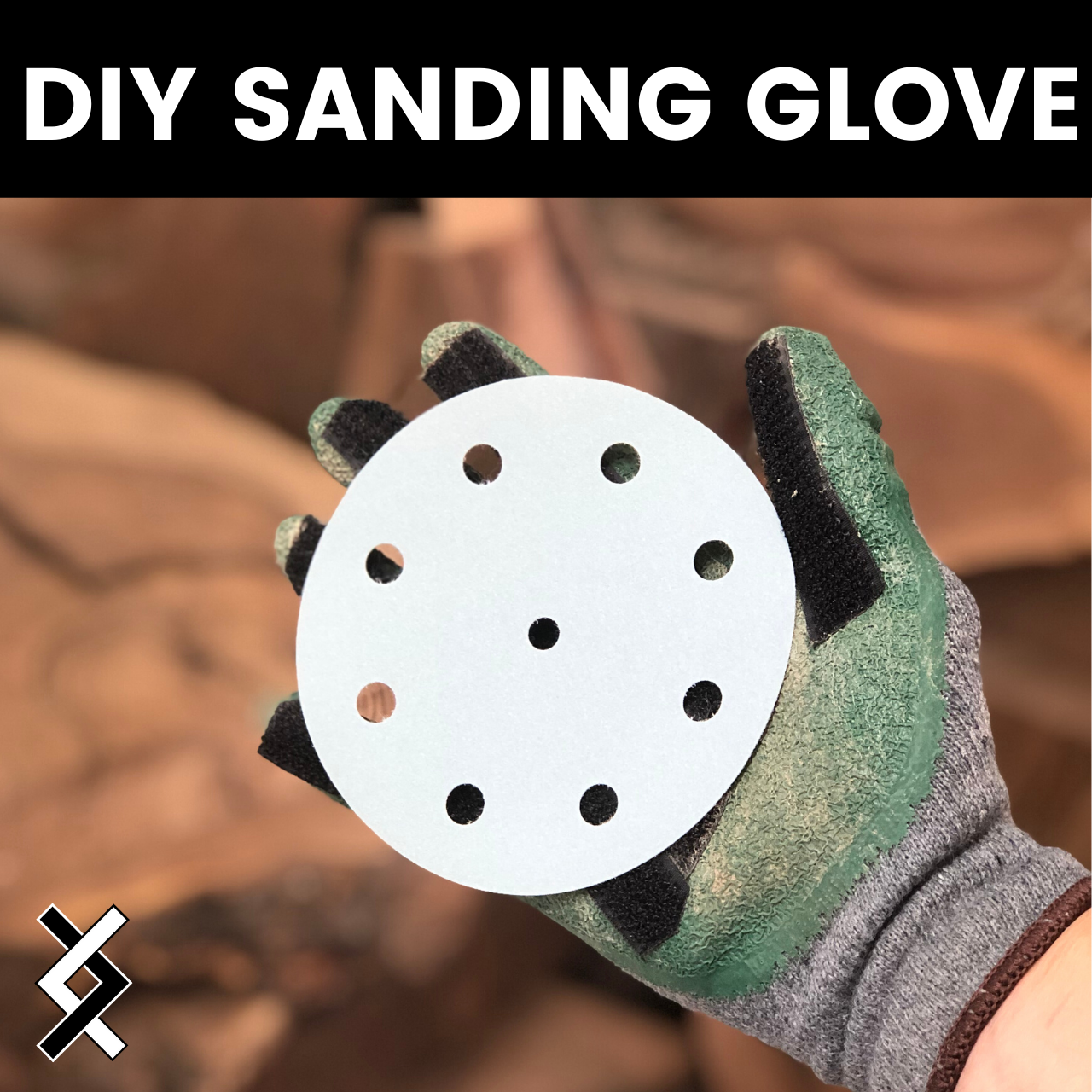 DIY Velcro Sanding Glove - Woodworking Tips and Tricks