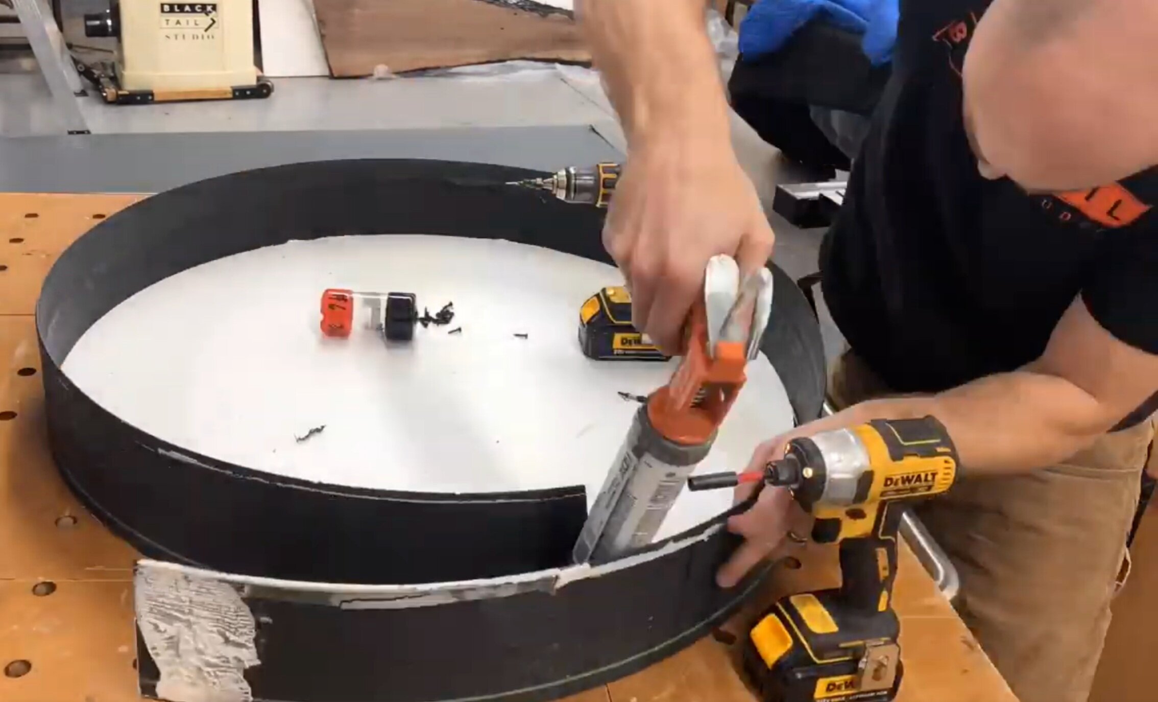 How to Make a Round Epoxy Table Mold — Blacktail Studio