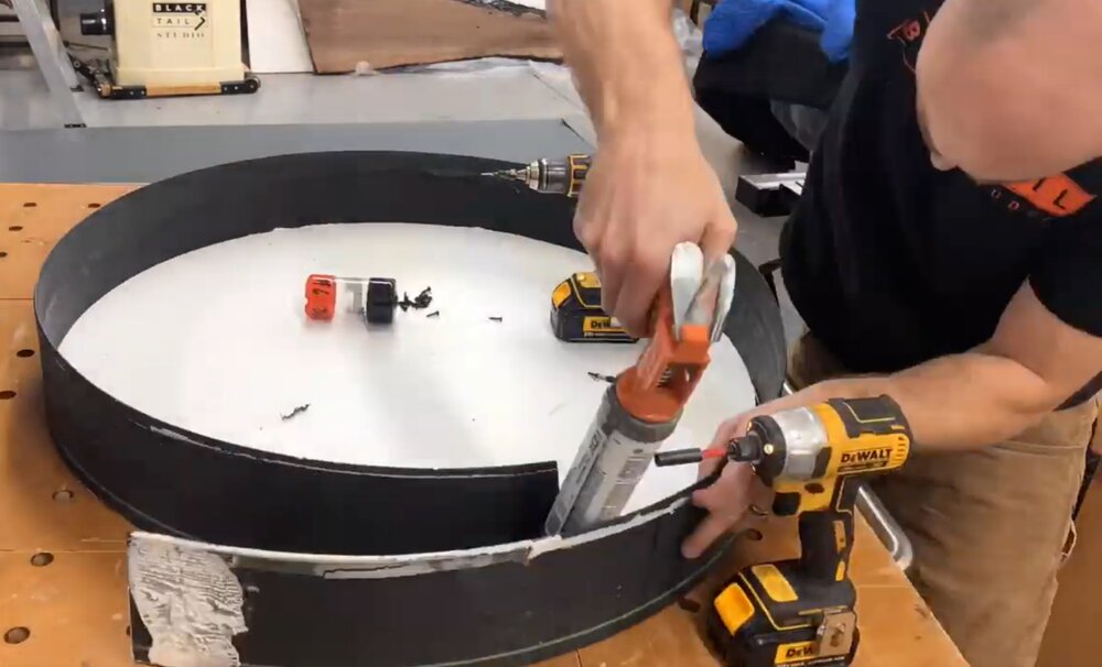 How To Make A Round Table Mold, Making A Round Table