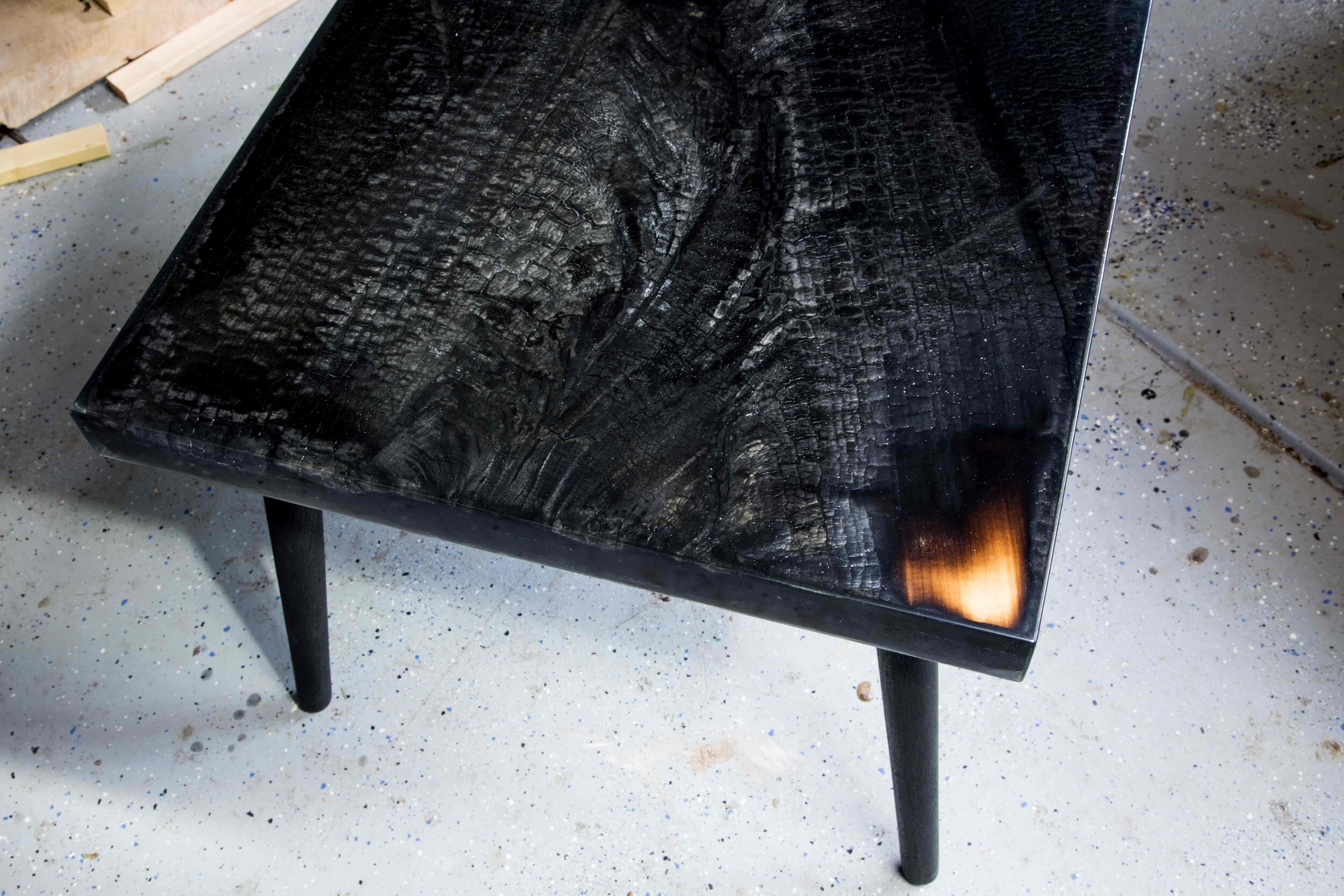 fire epoxy table