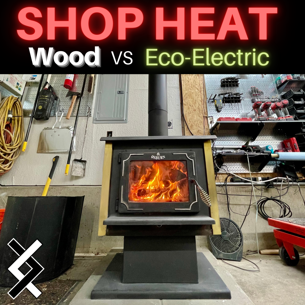 Wood Stove VS Eco Electric Garage Heater