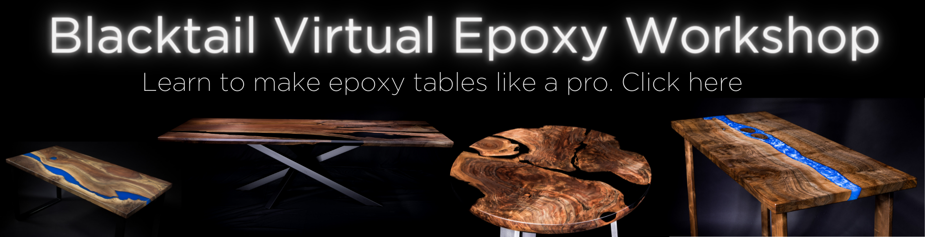 Fire Epoxy Table — Blacktail Studio