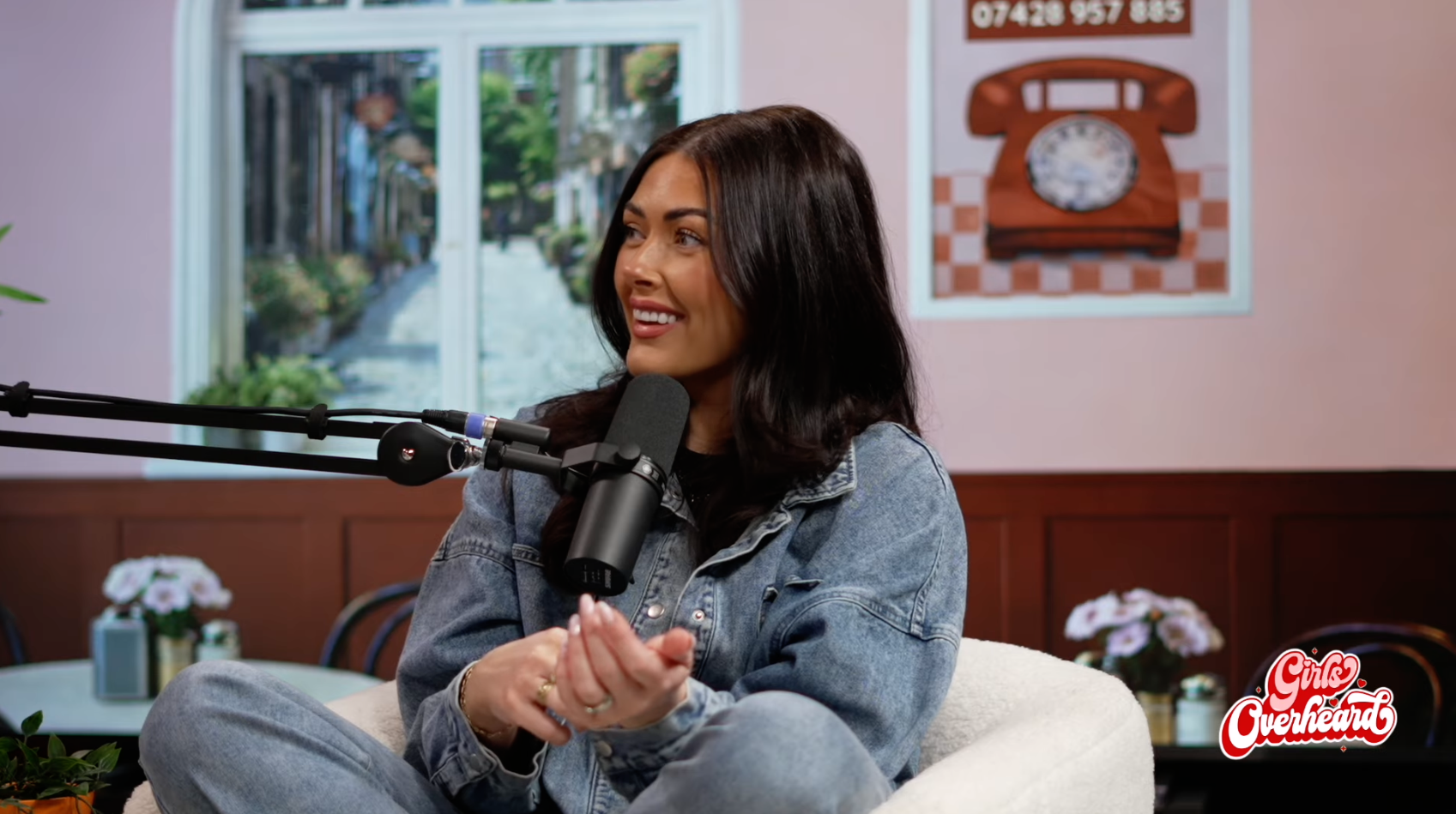 Every podcast can generate multiple clips for social media at Up Next Studios in Glasgow. Ash from Girls Overheard Podcast filmed at Up Next Studios in Glasgow