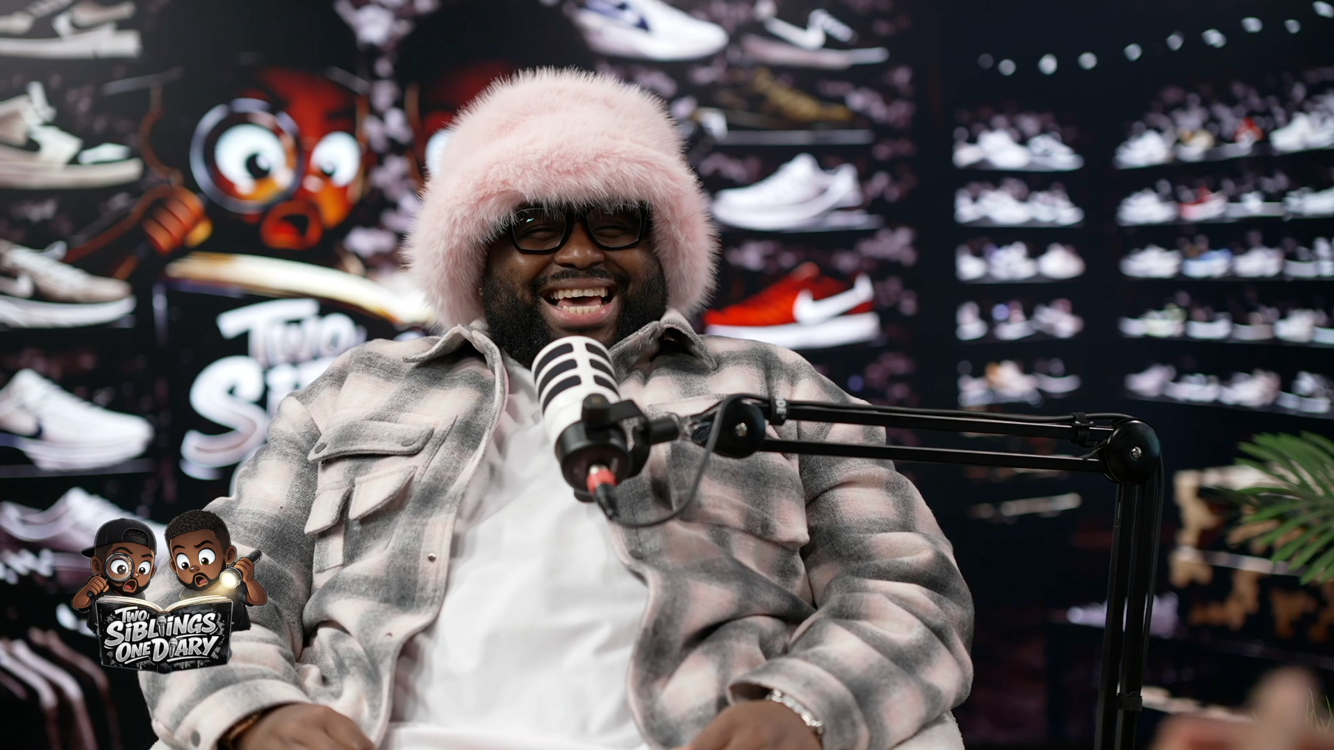 Bash the Entertainer filming 2 Siblings 1 Diary at Up Next Studios in Glasgow