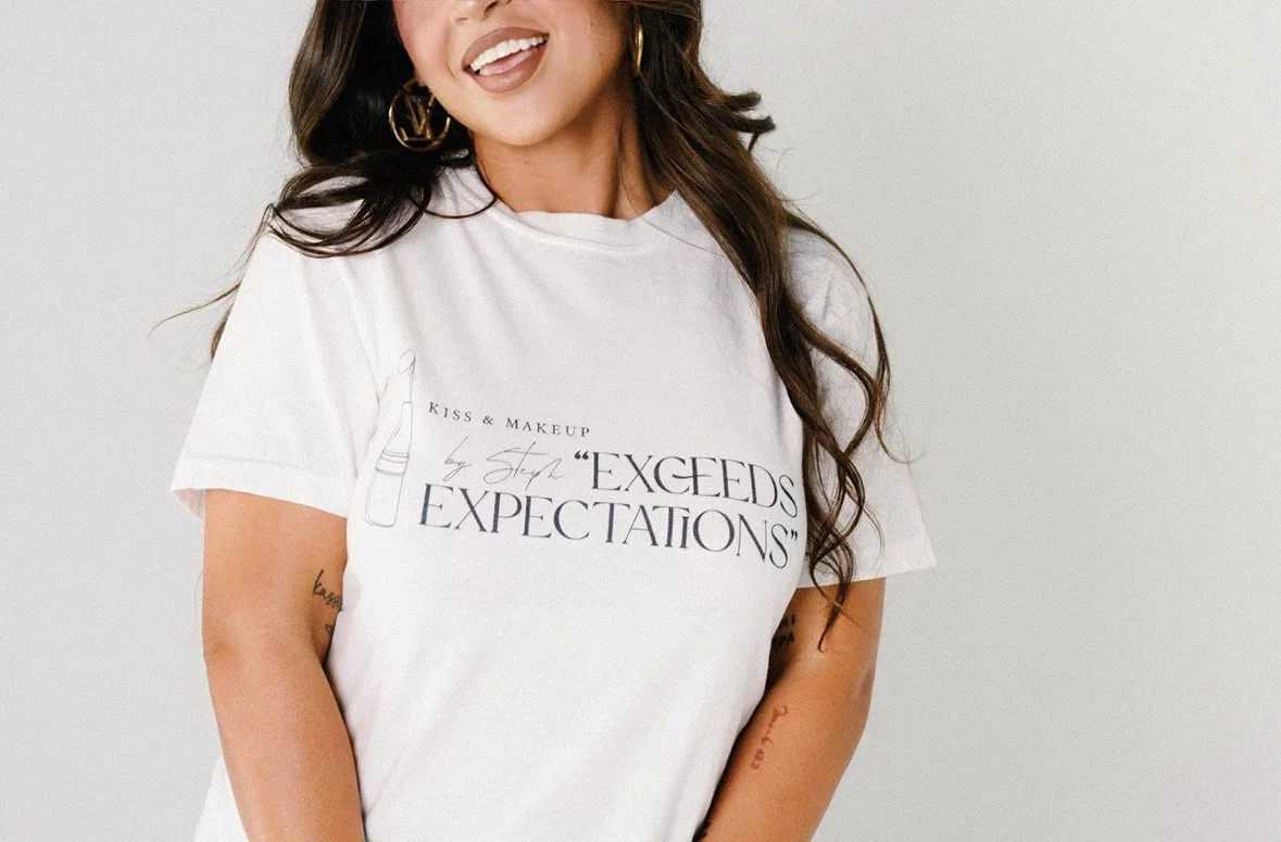 K&MBS "Exceeds Expecations" White Tee