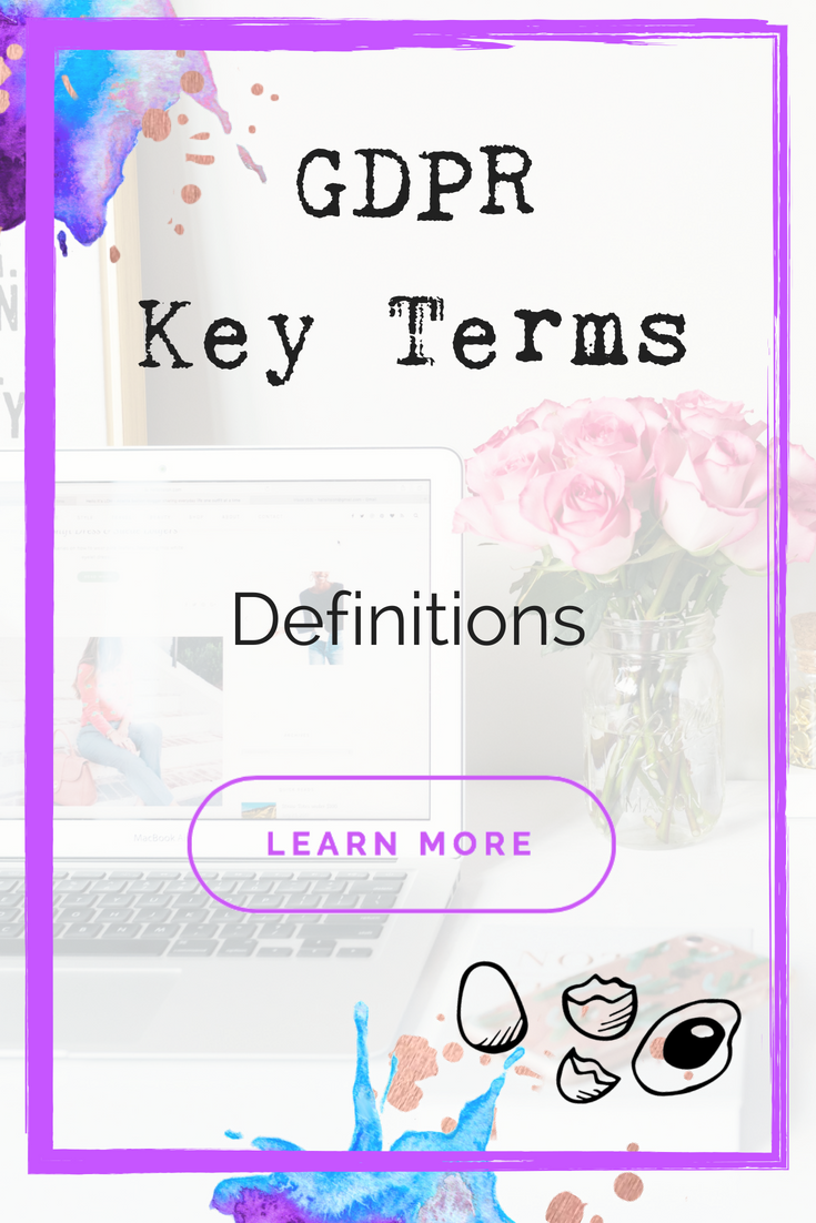 GDPR Key Terms