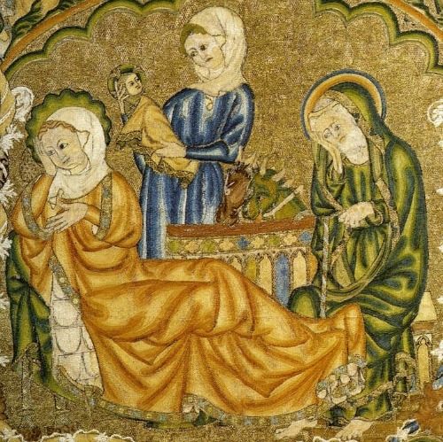 Opus Anglicanus Gold and silk, 14th century