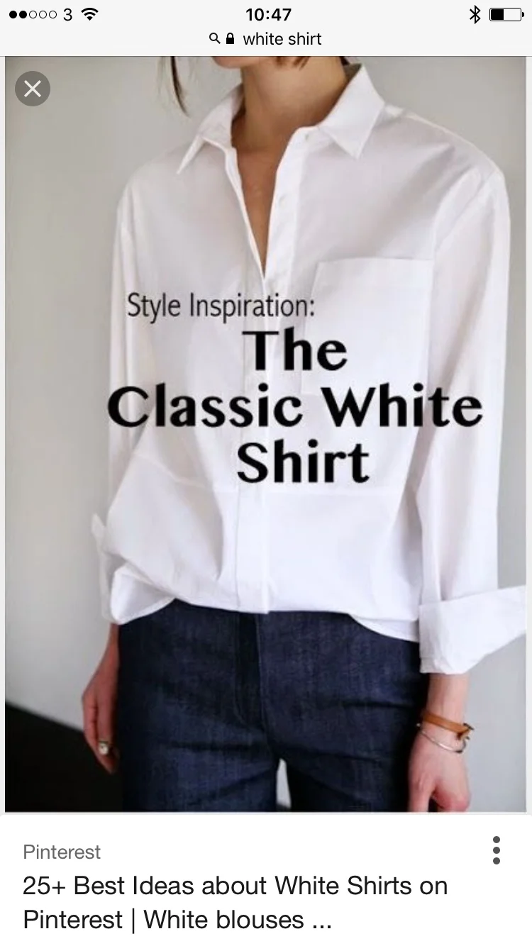 We all have a white shirt in the wardrobe, most likely 2, 5, 10......