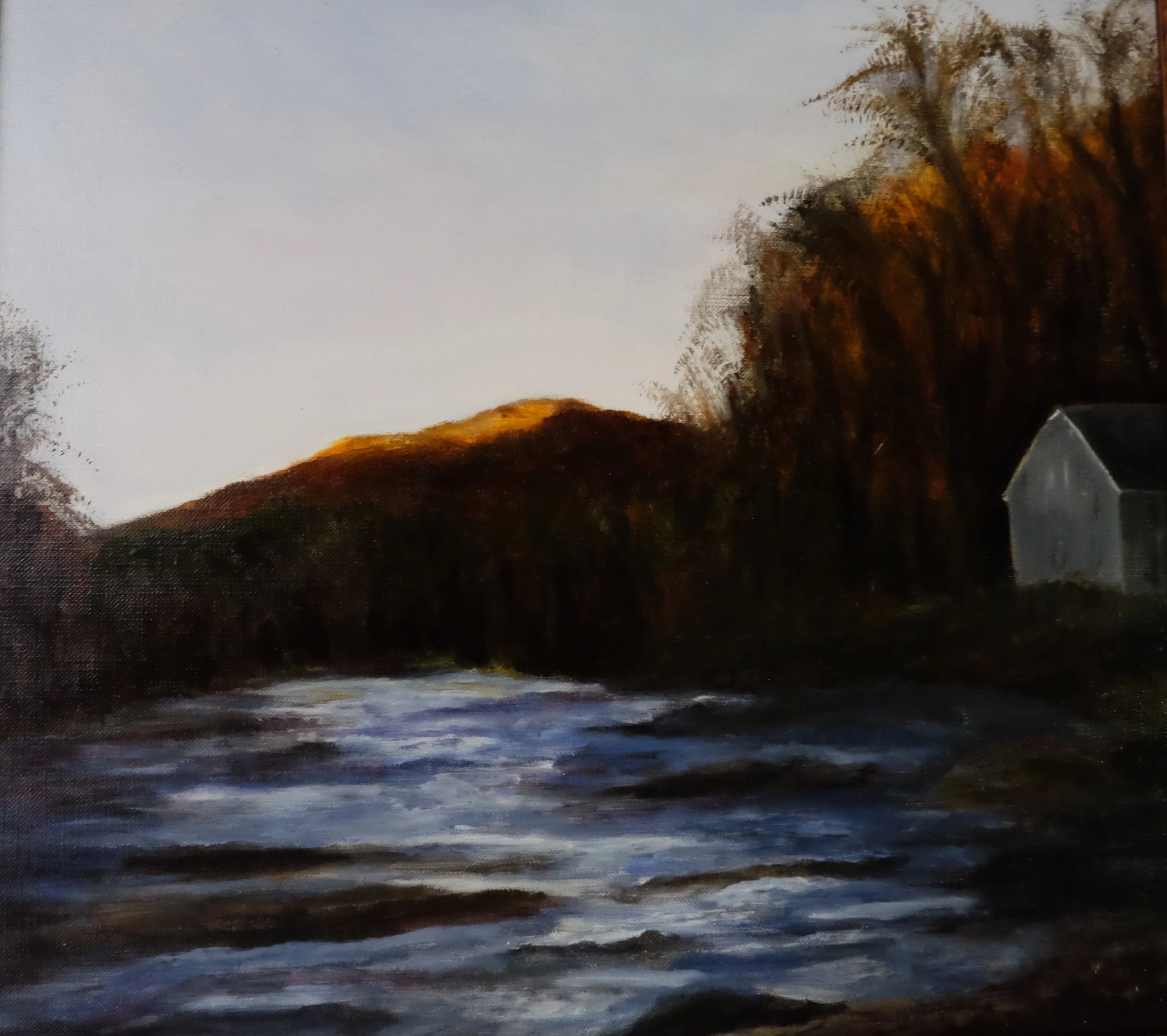 River at Sunset oil 12x14