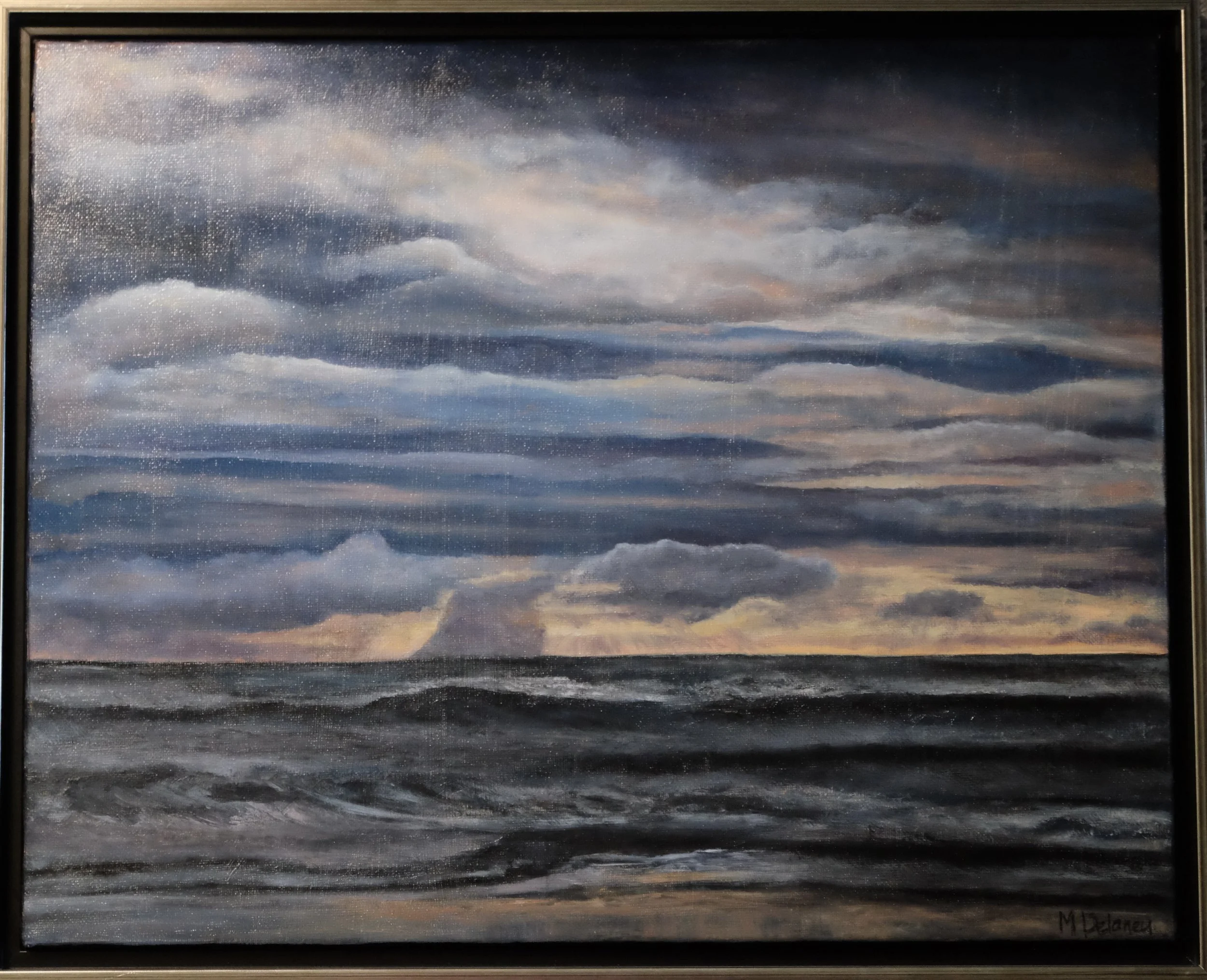 Oregon Sunset 2021 - oil on canvas 16x20