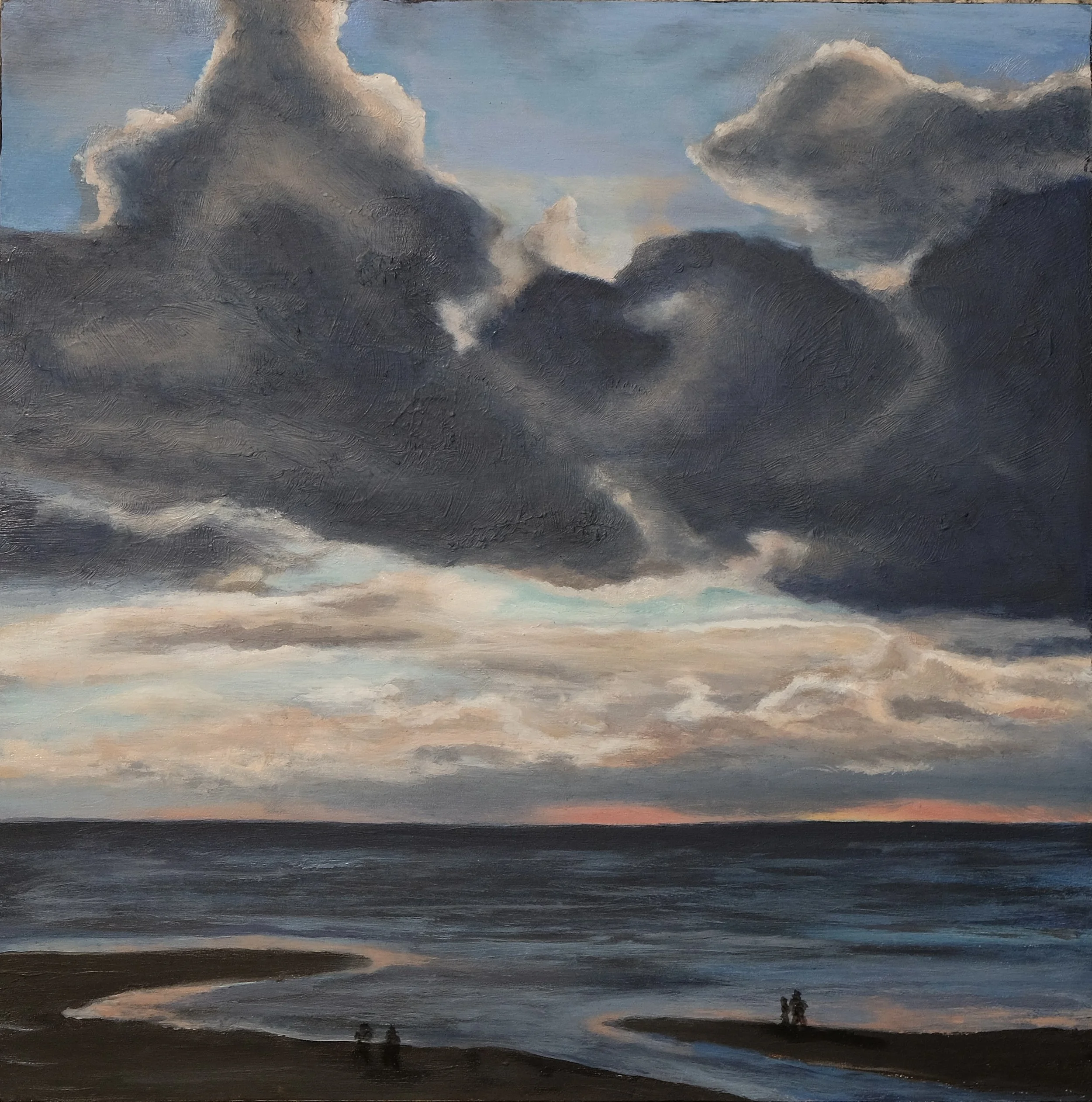 Winter Ocean 2022 - oil on cradled panel 12x12