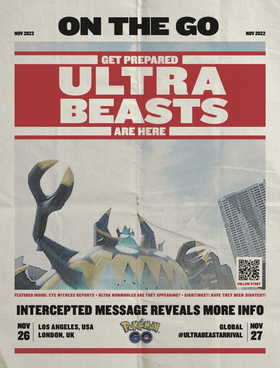 Pokemon Go Is Teasing The Arrival Of Several New Ultra Beasts