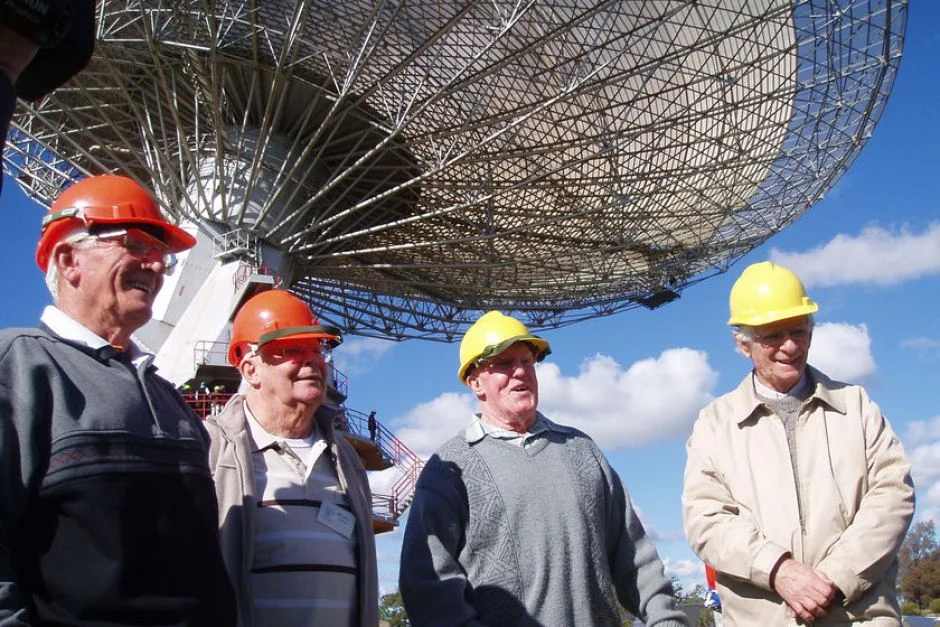 Ben Lan, Les Fellows, Neil Mason and David Cooke. Photo via ABC News