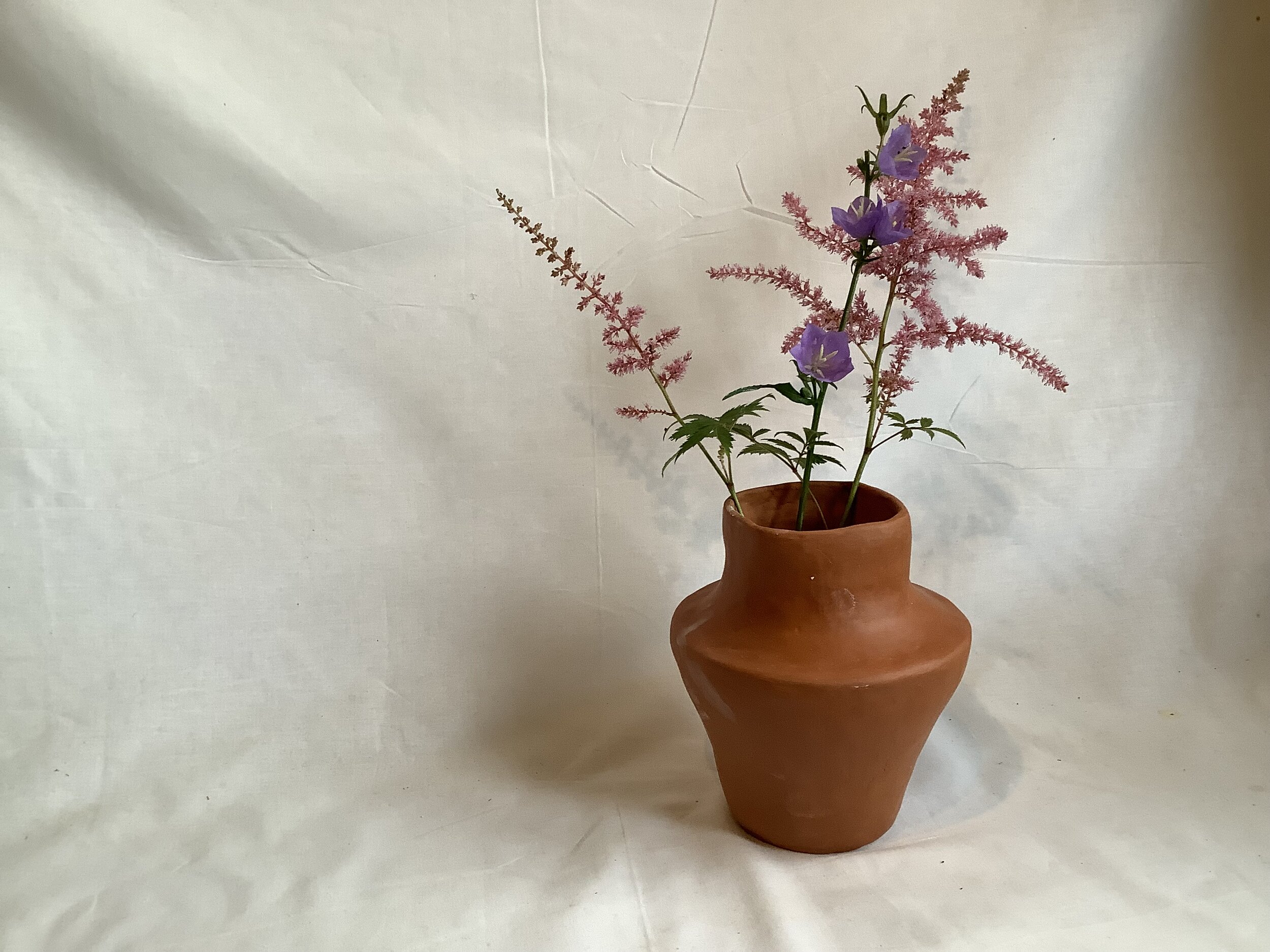 Mexican terra cotta vase