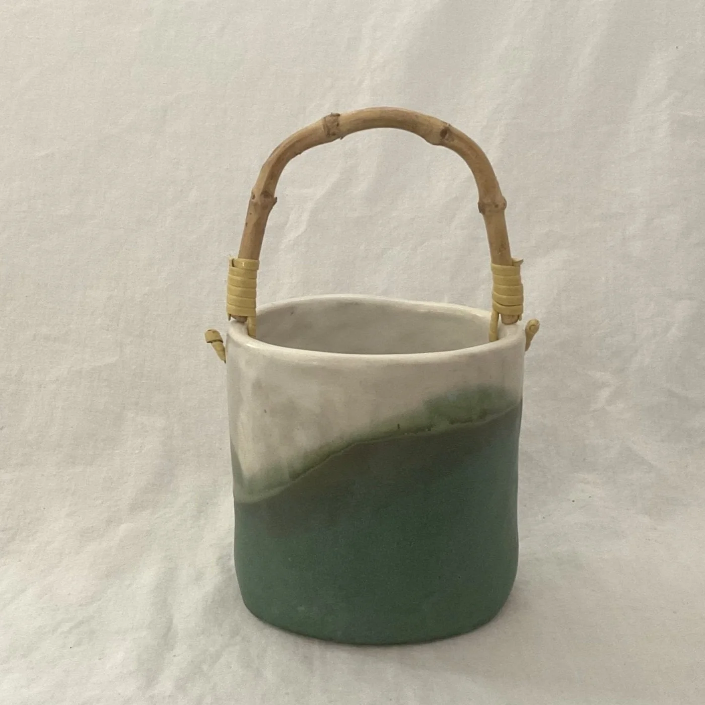 Weathered Bronze Vase/ Pocketbook