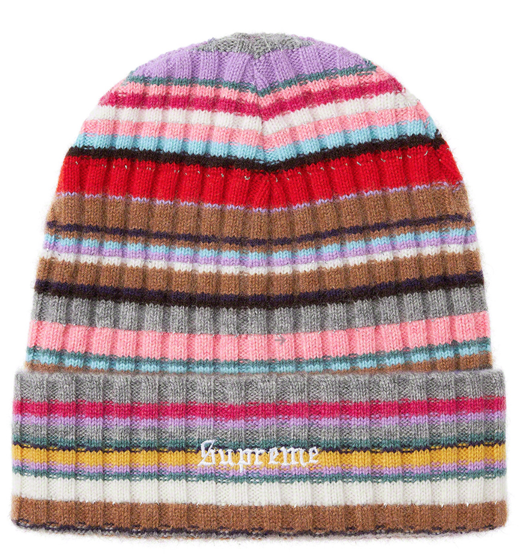 supreme rainbow beanie