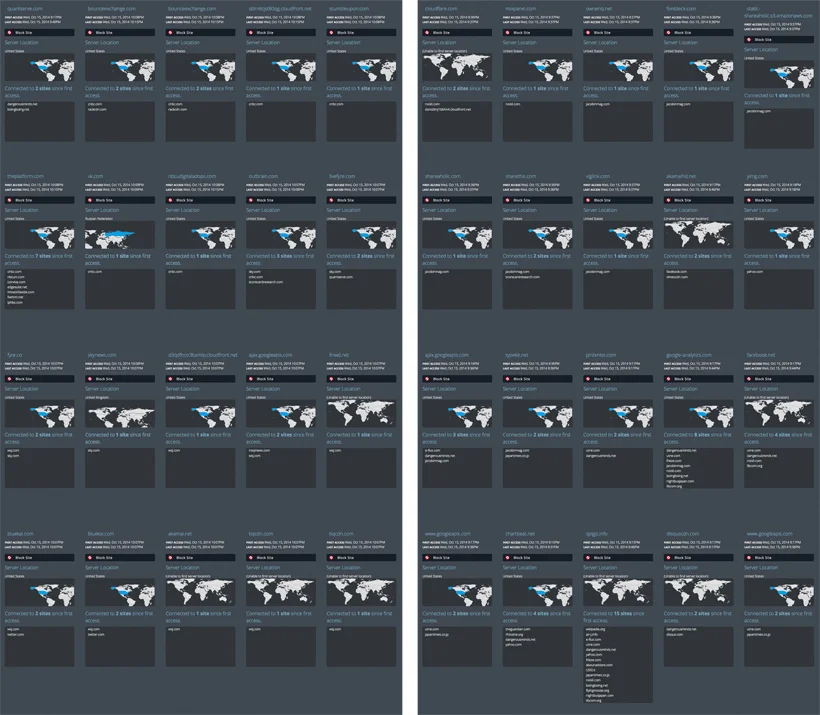 Lightbeam Screenshot, MOV files, Media Players and Monitors.