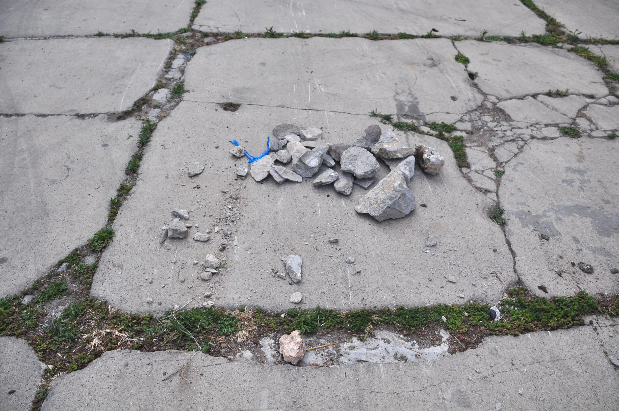 Rubble Strewn on the Raceway