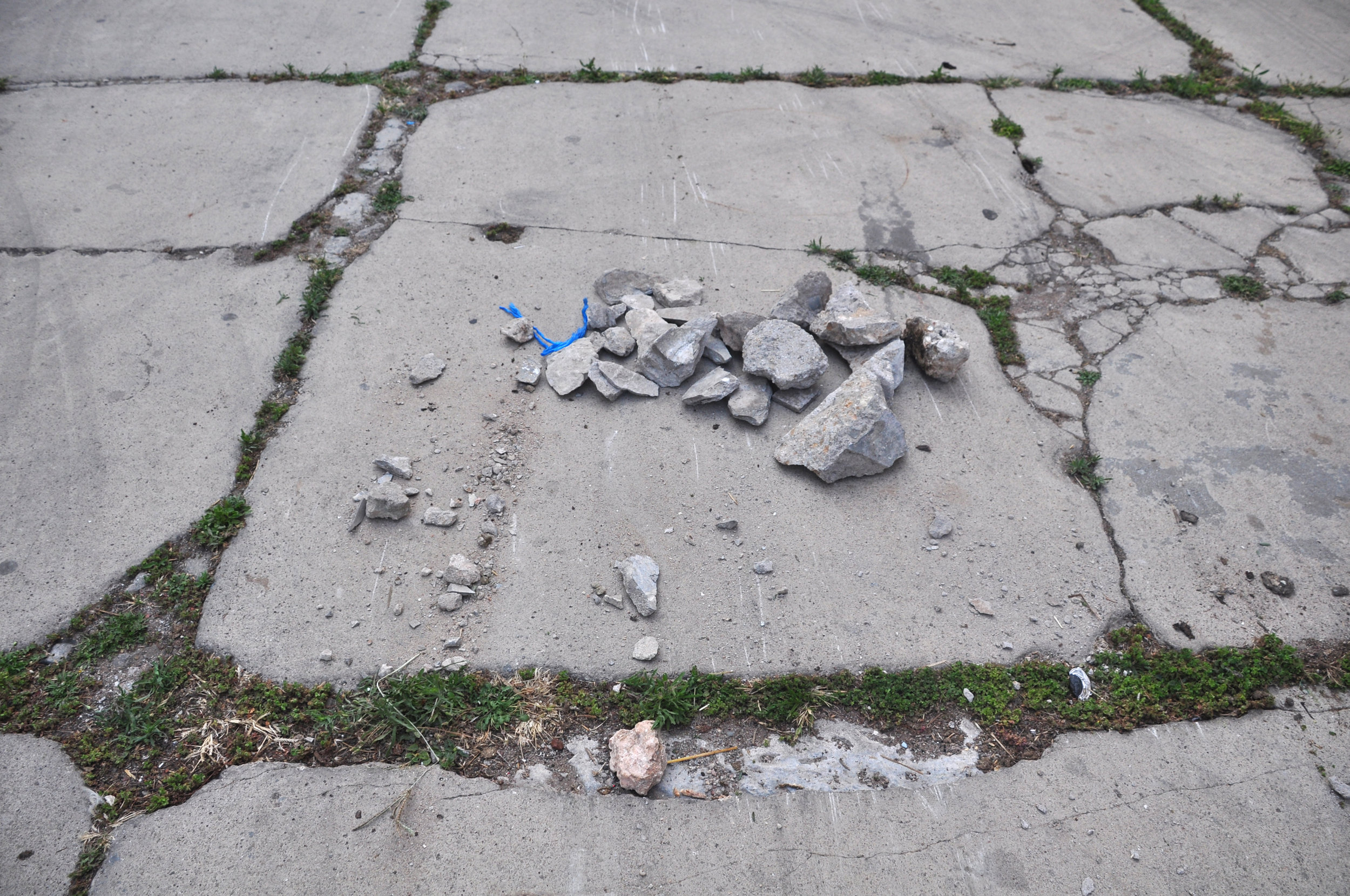 Rubble Strewn on the Raceway