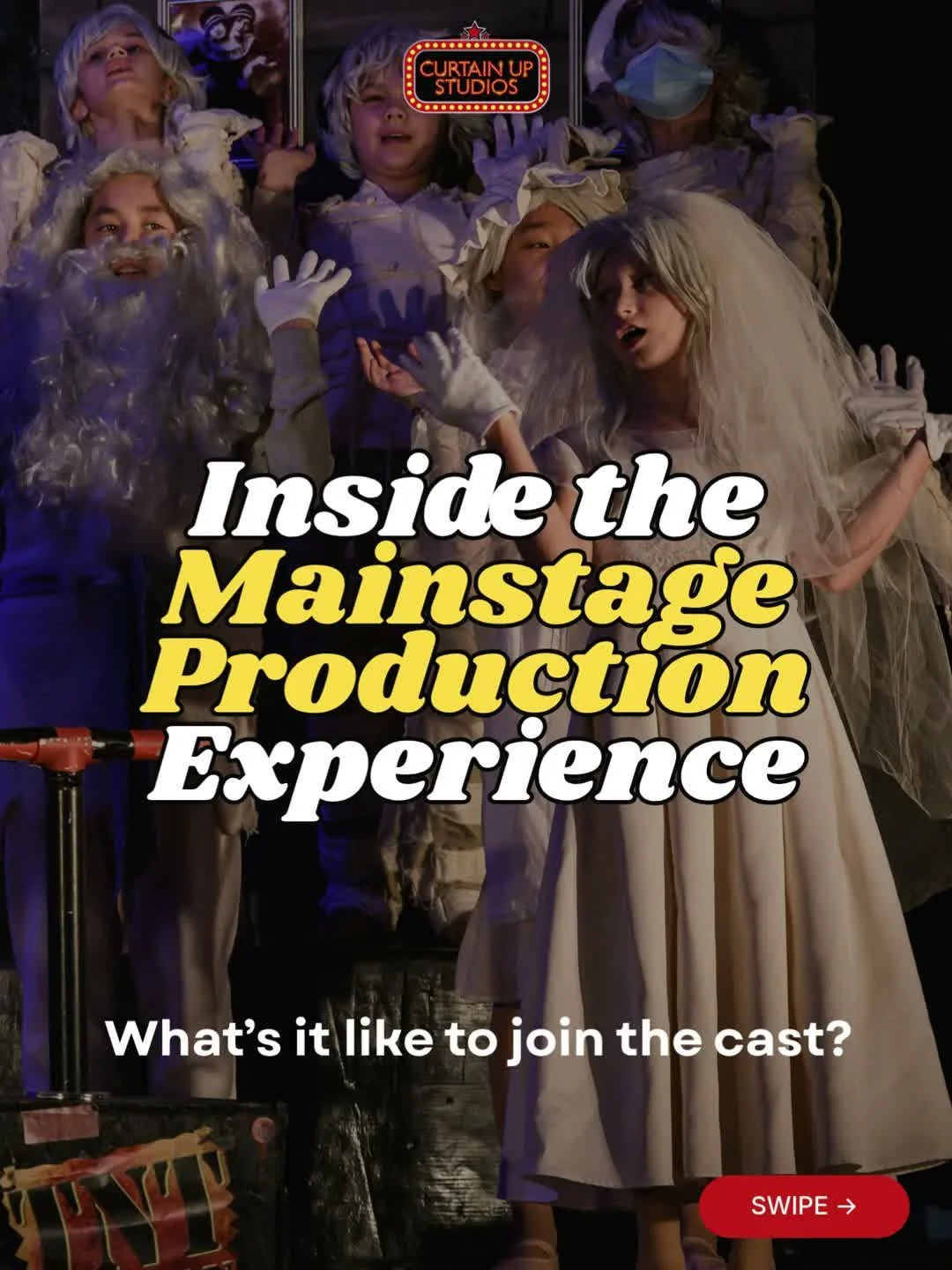 There&rsquo;s nothing quite like being part of a full production. From the first audition to the final bow, performers build confidence, friendships and a show they&rsquo;re proud to share.

Ready to join the cast? Explore our upcoming Mainstage audi