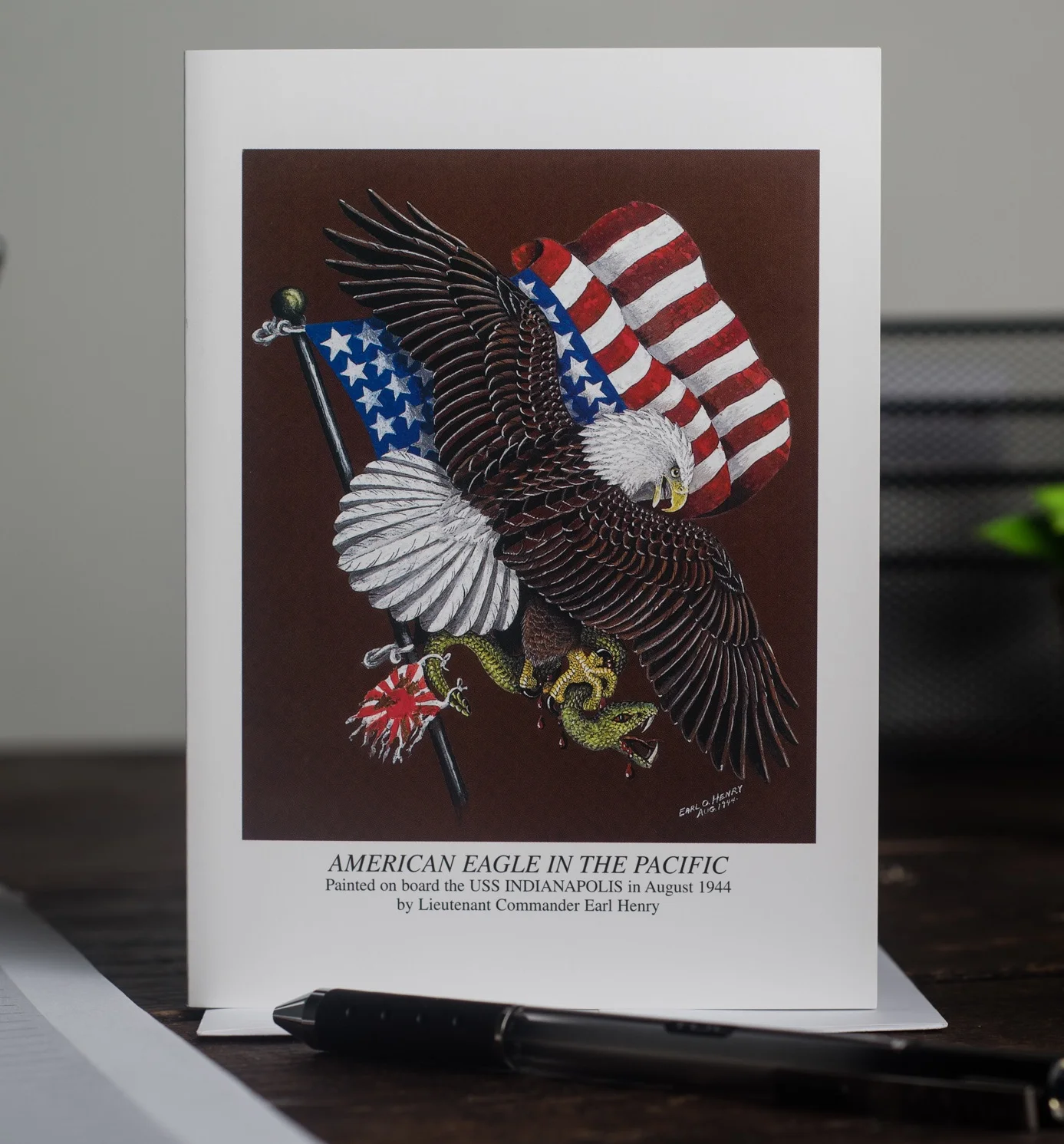 American Eagle in the Pacific (12 Notecards)
