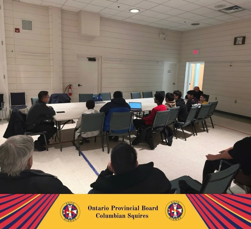 "@circle4827g.e.cardinalcarter watching the first draft of my Provincial Recruitment Video at their most recent business meeting! I aim to have it fully released before our 72nd Annual Convention. Thank you to all who helped put it together, thi