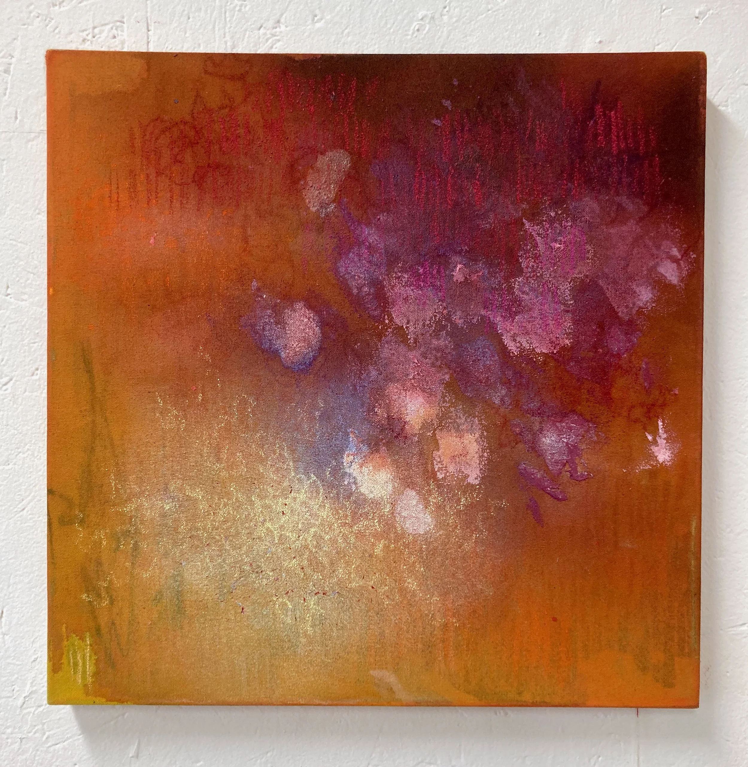  acrylic and oil paint, soft pastel and oil pastel  SOLD 