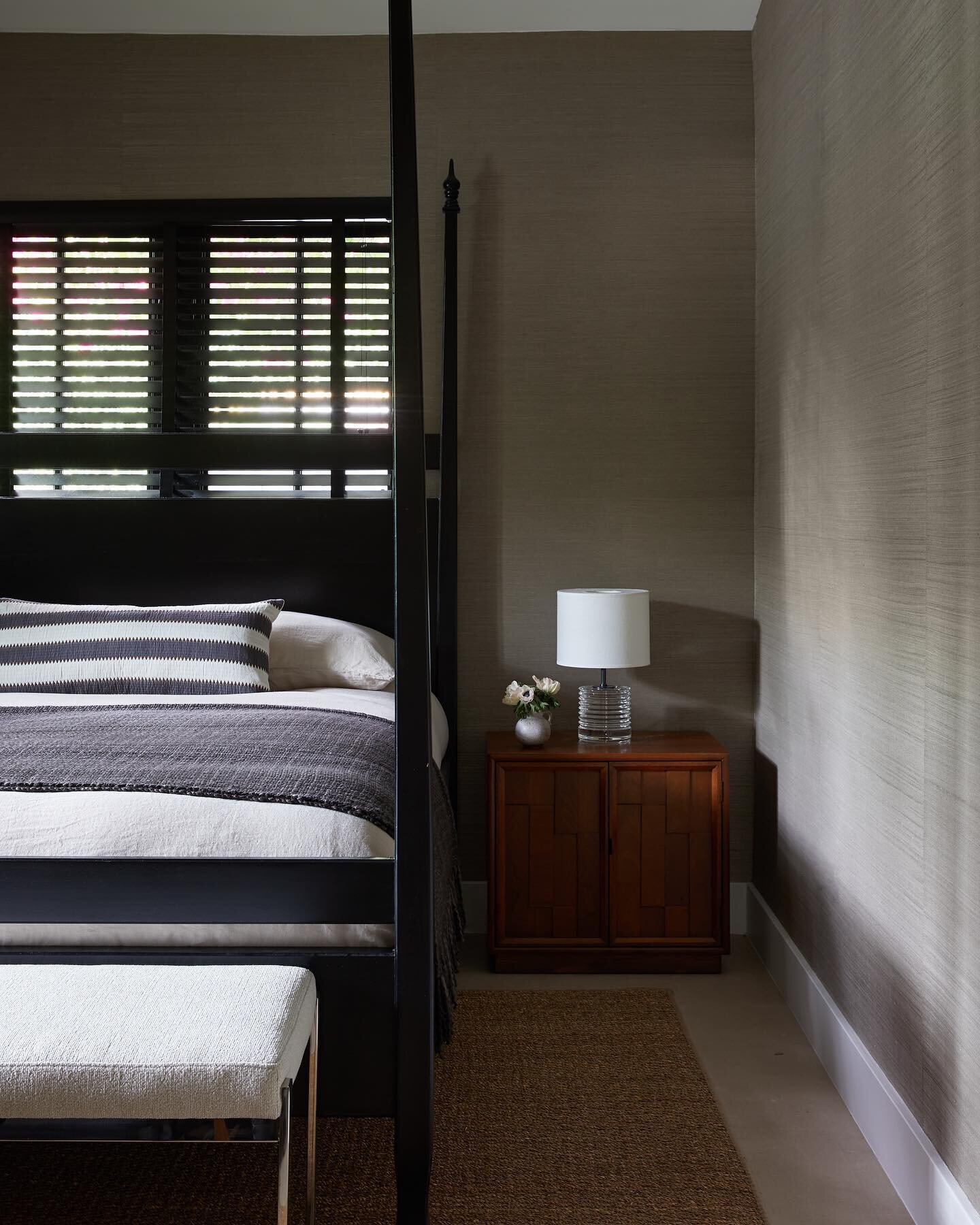 Guest bedroom from our Miami Beach project.
