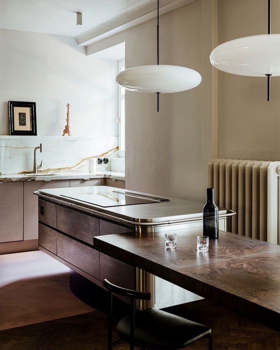 Beautiful and thought provoking kitchen design by Krak&oacute;w based design firm @paradowskistudio