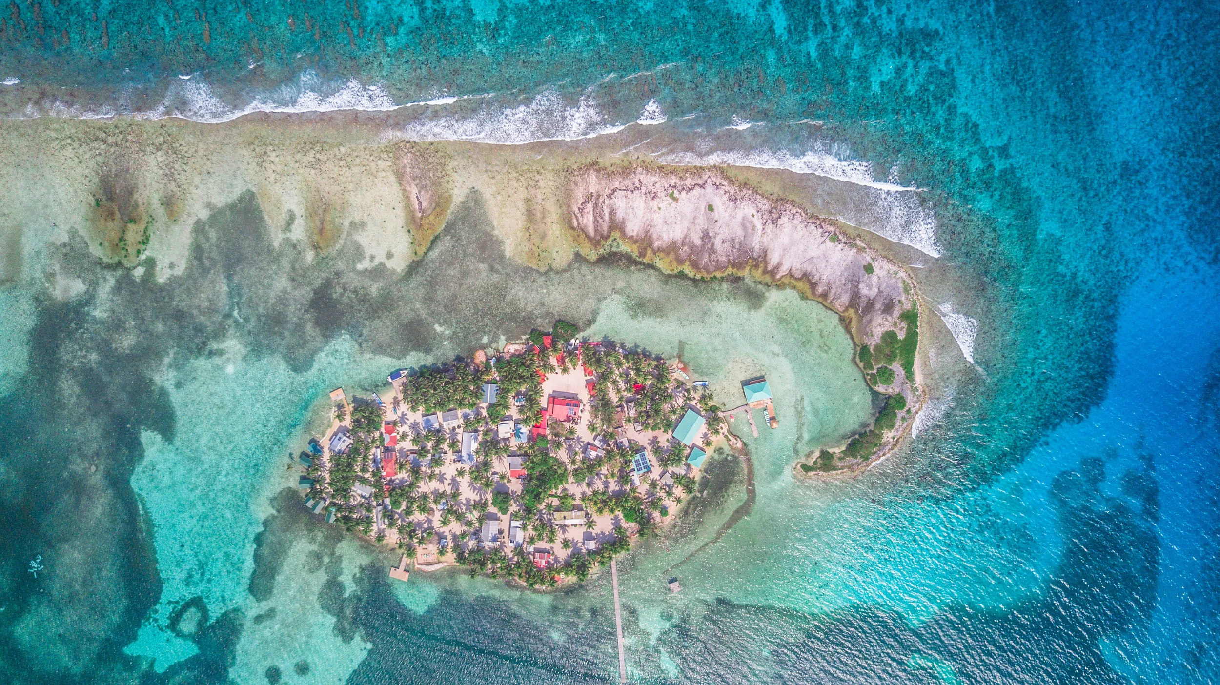 Tobacco Caye in Belize.