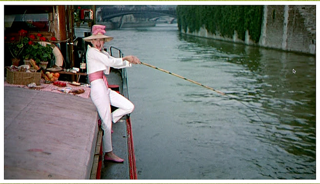 The fishing scene from Funny Face will always be one of my favorites! Look at that silk belt with matching flats and hat! So chic. 