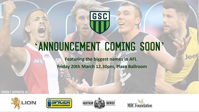 Stay tuned!!! Tix are limited @grassrootssc.com.au
