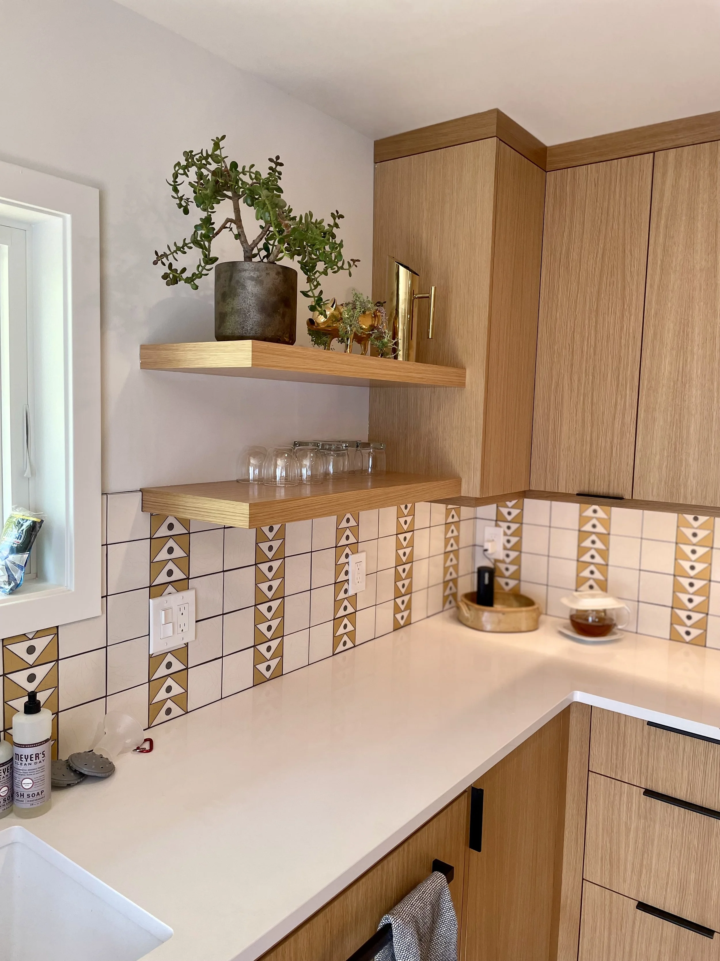 Contemporary Natural Wood Kitchen Kitchen Remodel by Gaulden Carpentry llc project photo 5