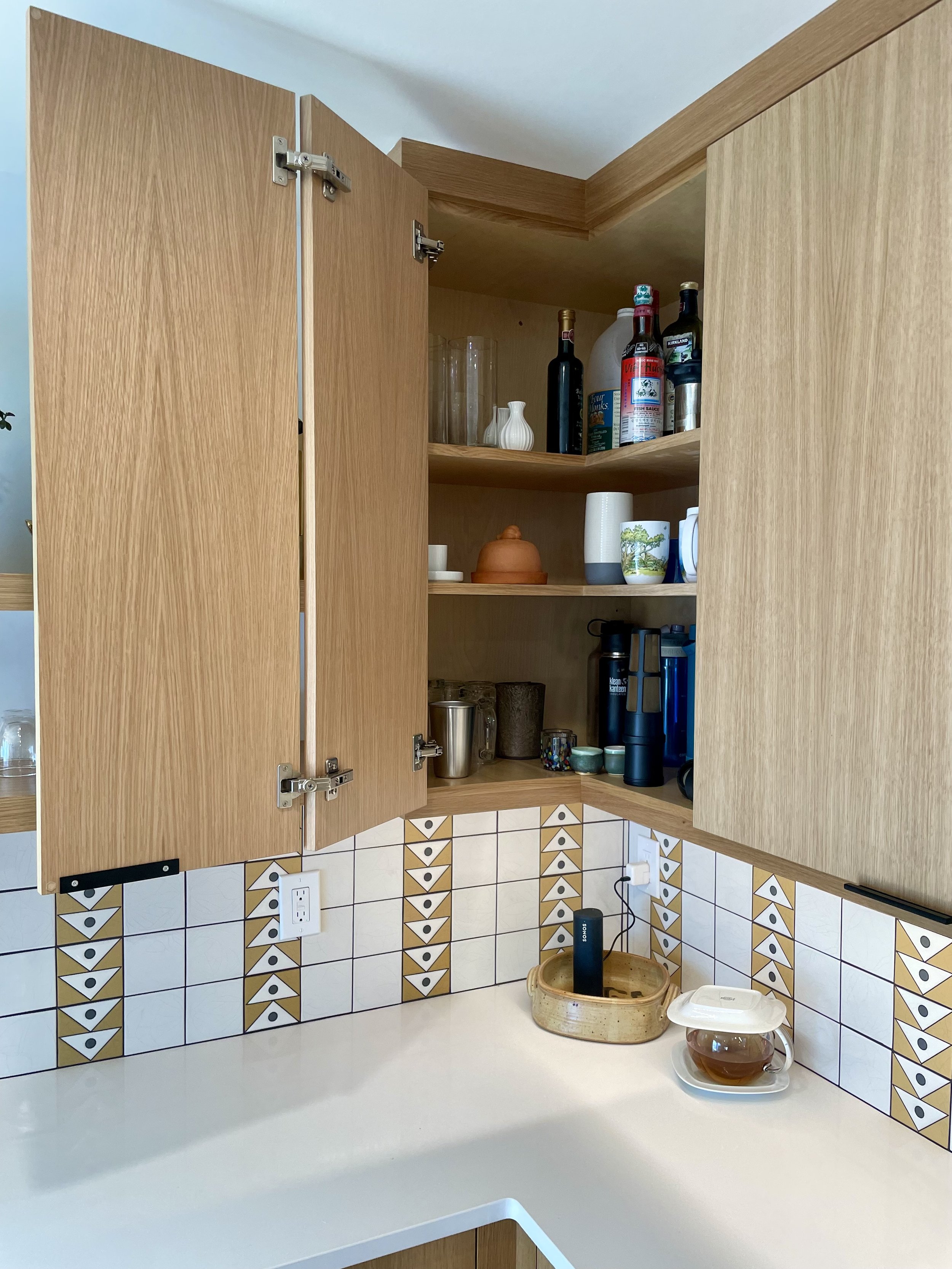 Contemporary Natural Wood Kitchen Kitchen Remodel by Gaulden Carpentry llc project photo 6
