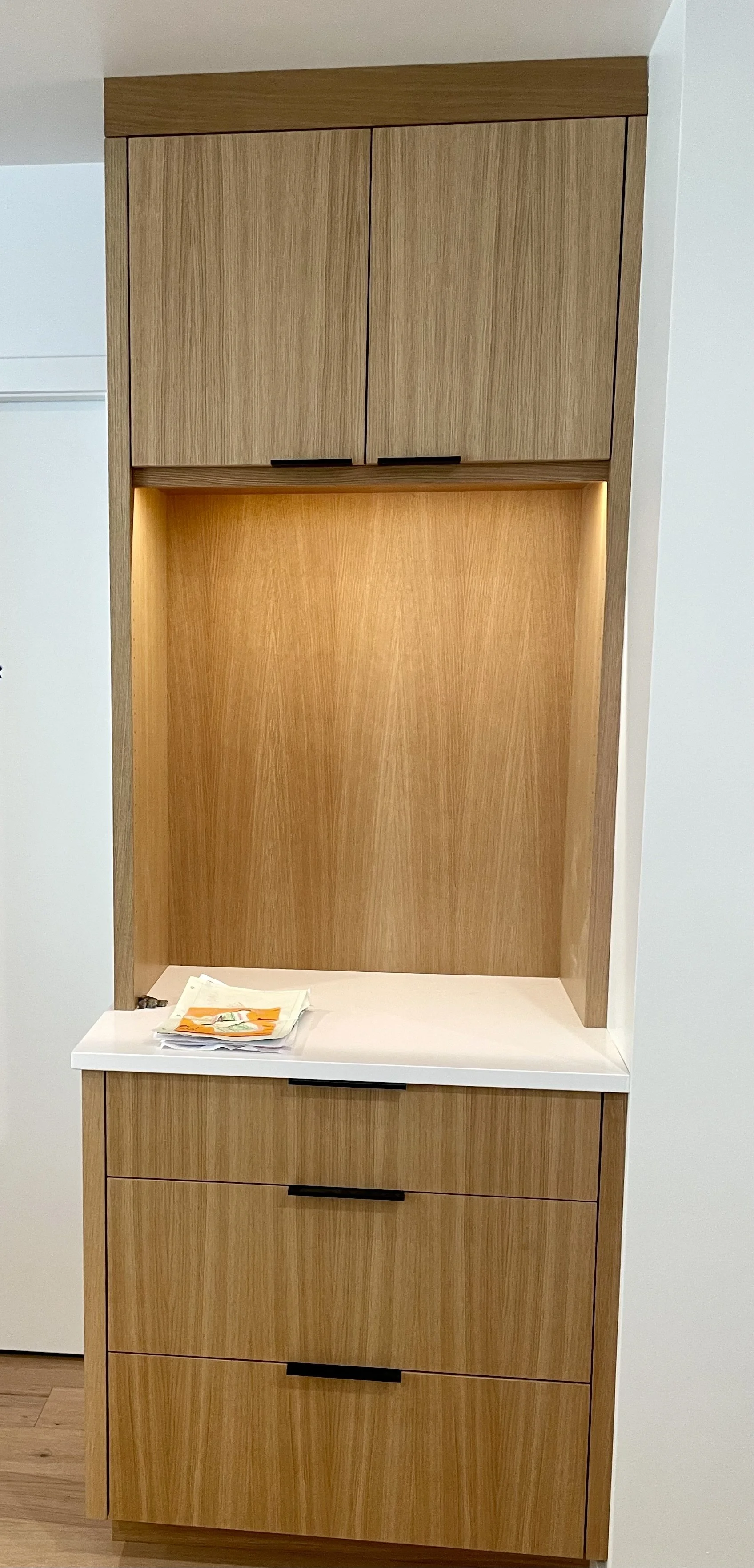 Contemporary Natural Wood Kitchen Kitchen Remodel by Gaulden Carpentry llc project photo 7