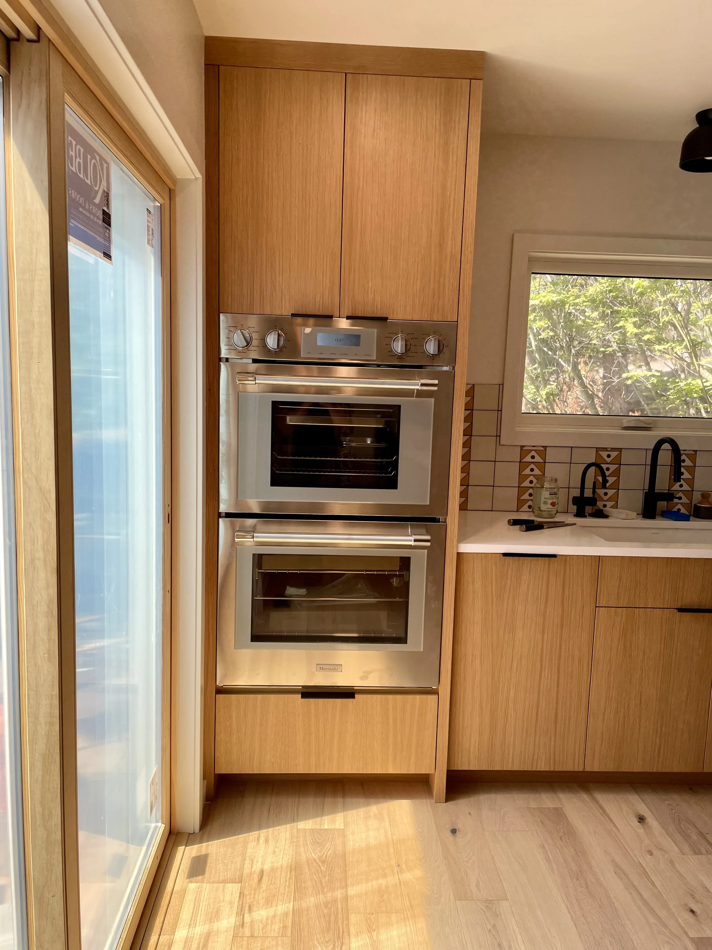 Contemporary Natural Wood Kitchen Kitchen Remodel by Gaulden Carpentry llc project photo 3