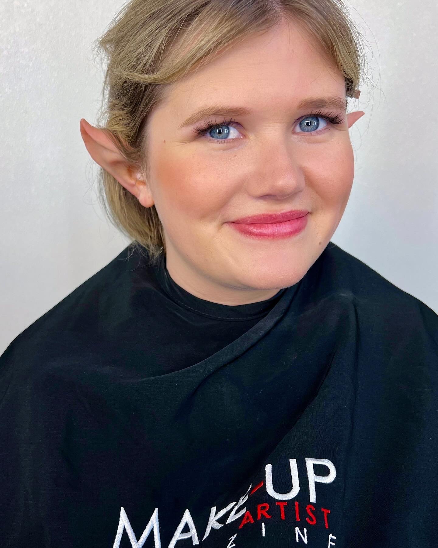 Silicone Elf ears application, appliance made by Out of Kit.