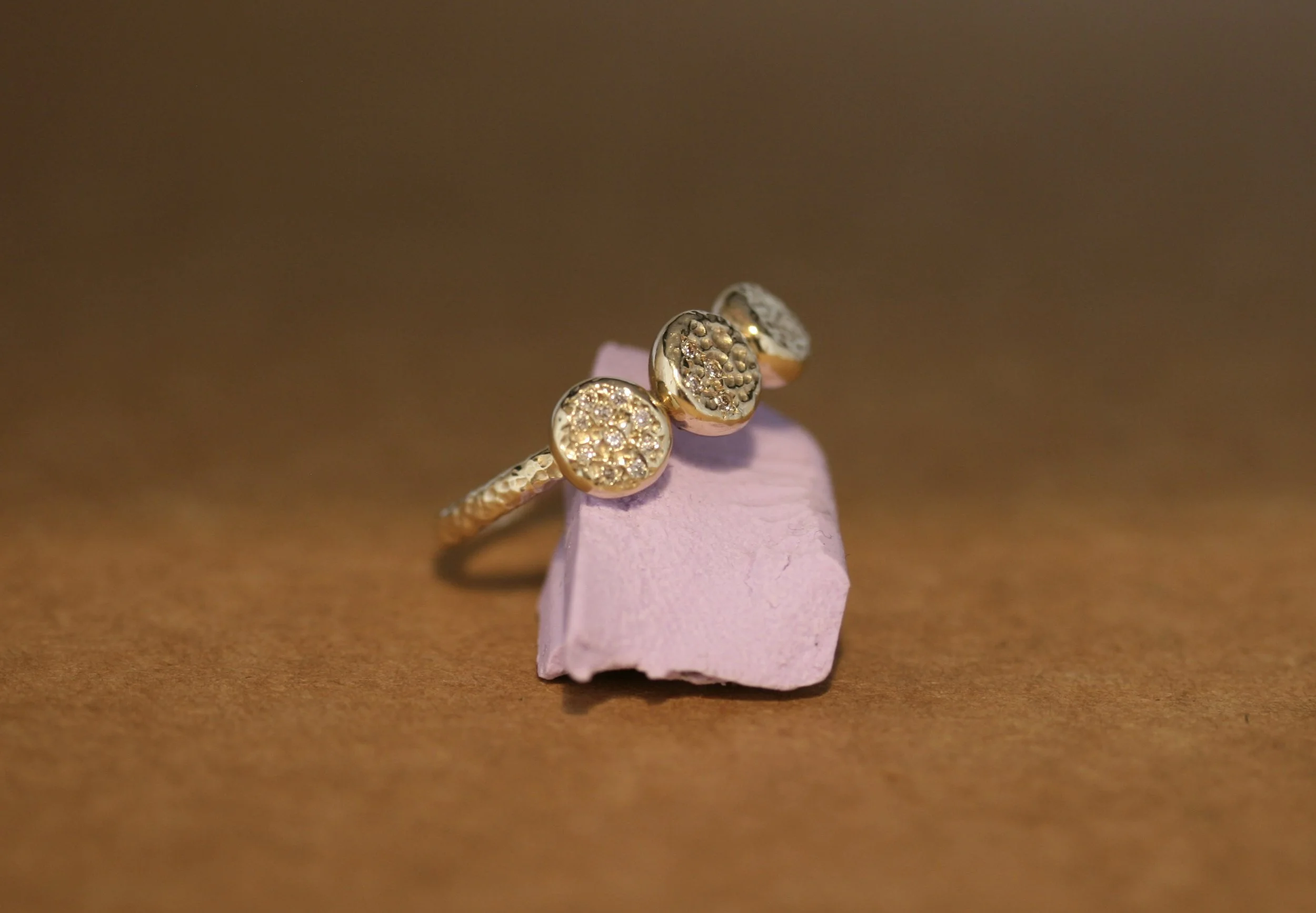 Solas Champagne Diamond Ring