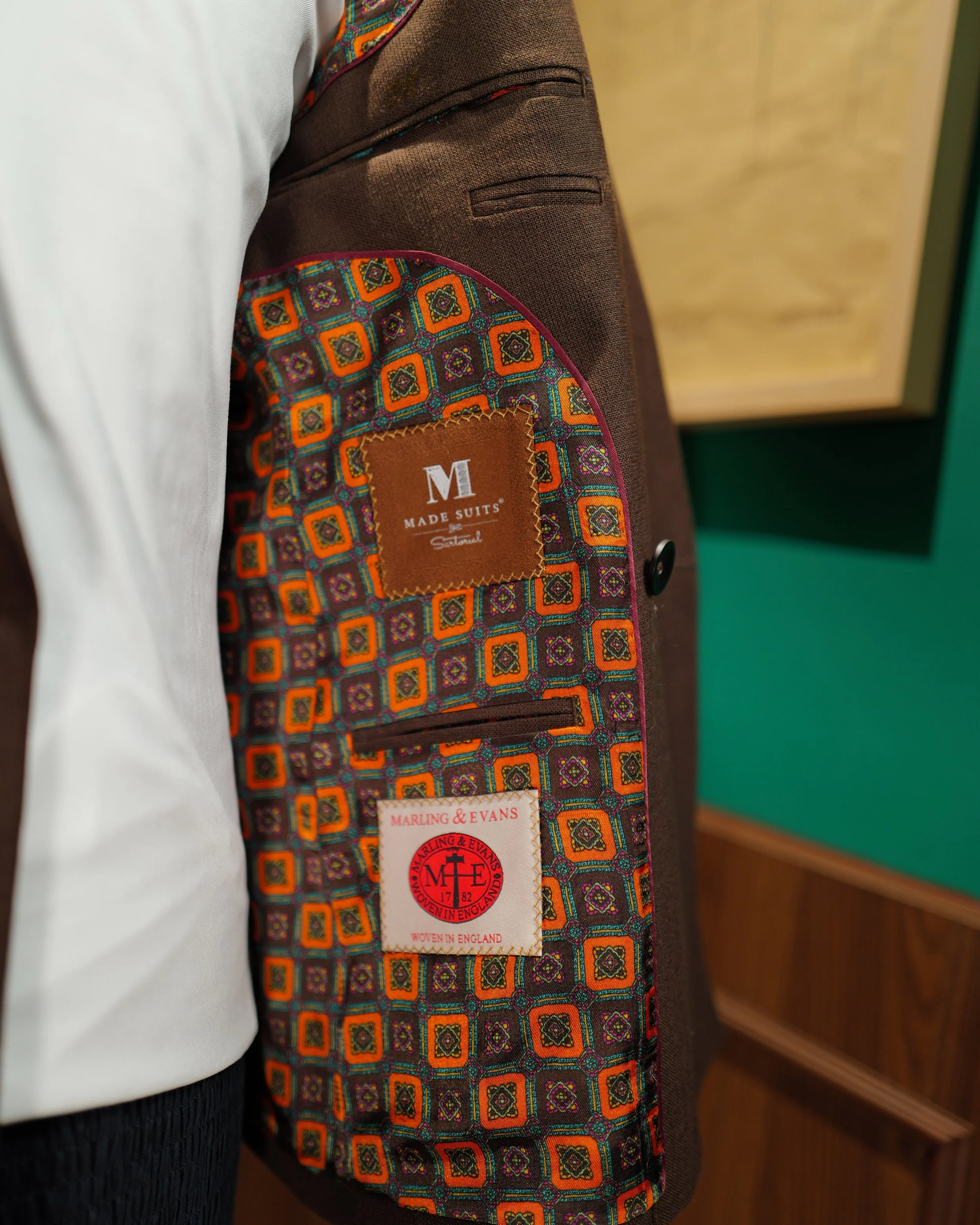 The Cognac Duke | Made Suits Sartorial Suit Double Breasted 6 by 1 label.JPG