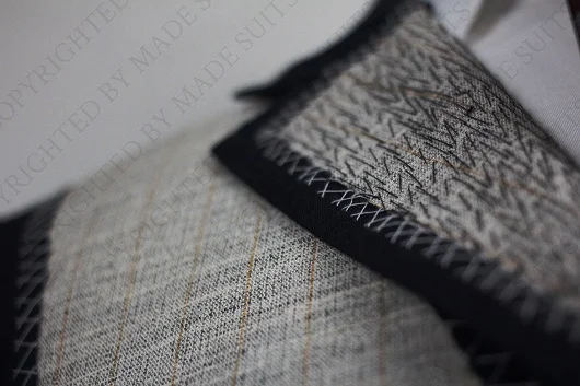 NO HORSING AROUND: Horsehair canvas in quality men’s suit jacket construction (PHOTO: Made Suits)
