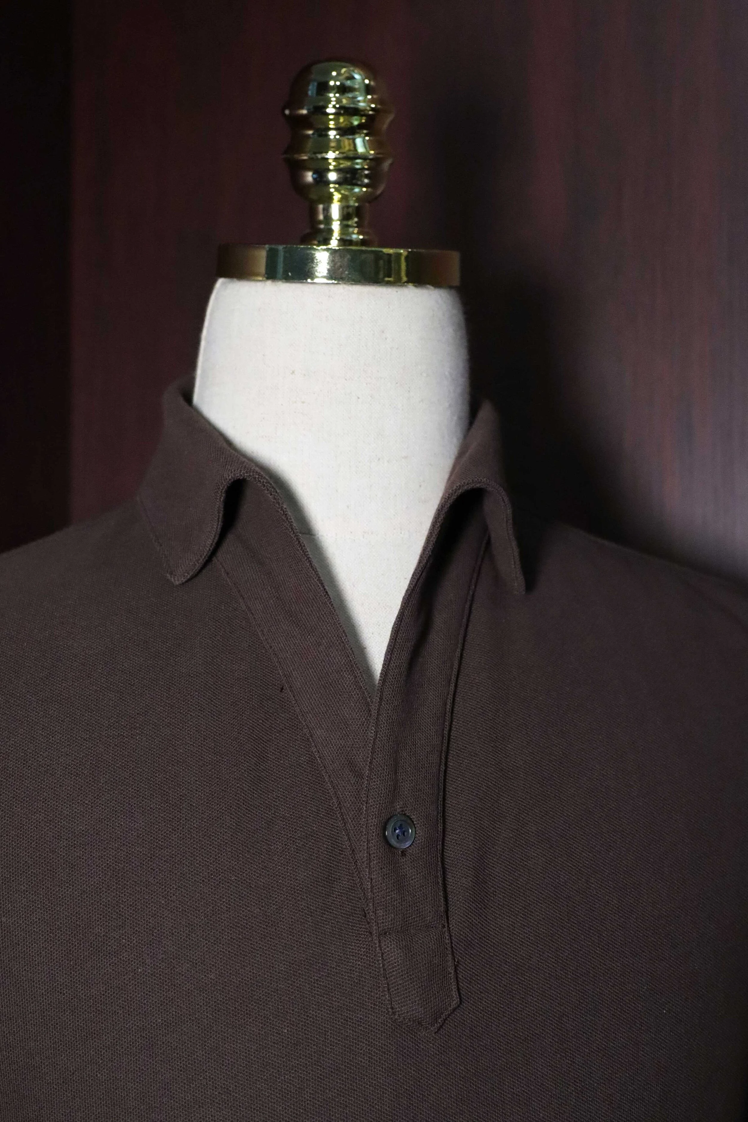 Brown-_-One-Piece-Collar-Polo-Shirt-by-Made-Suits-Italia-Collar.jpg
