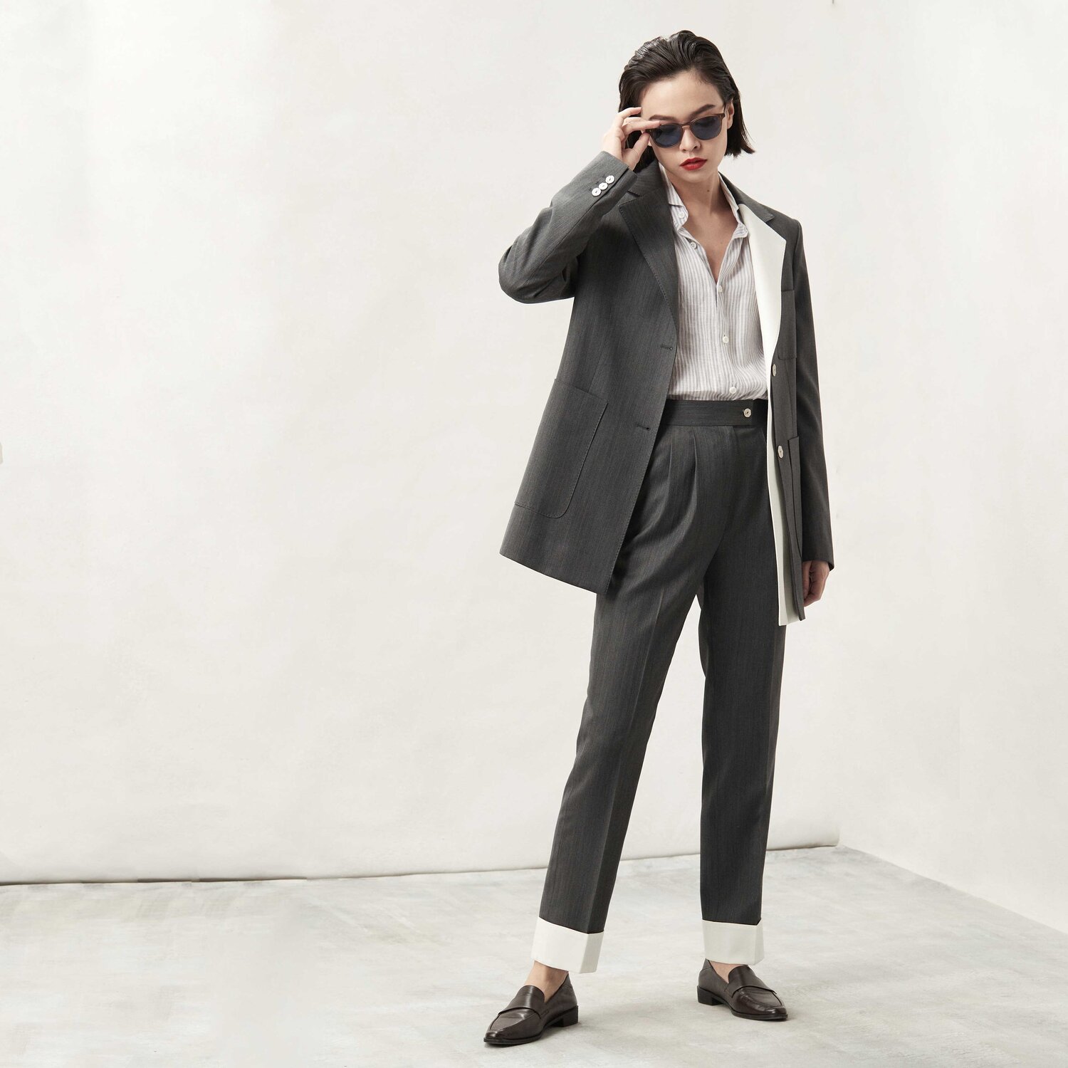 made suits® singapore tailor — mafia black oversized seÑorita