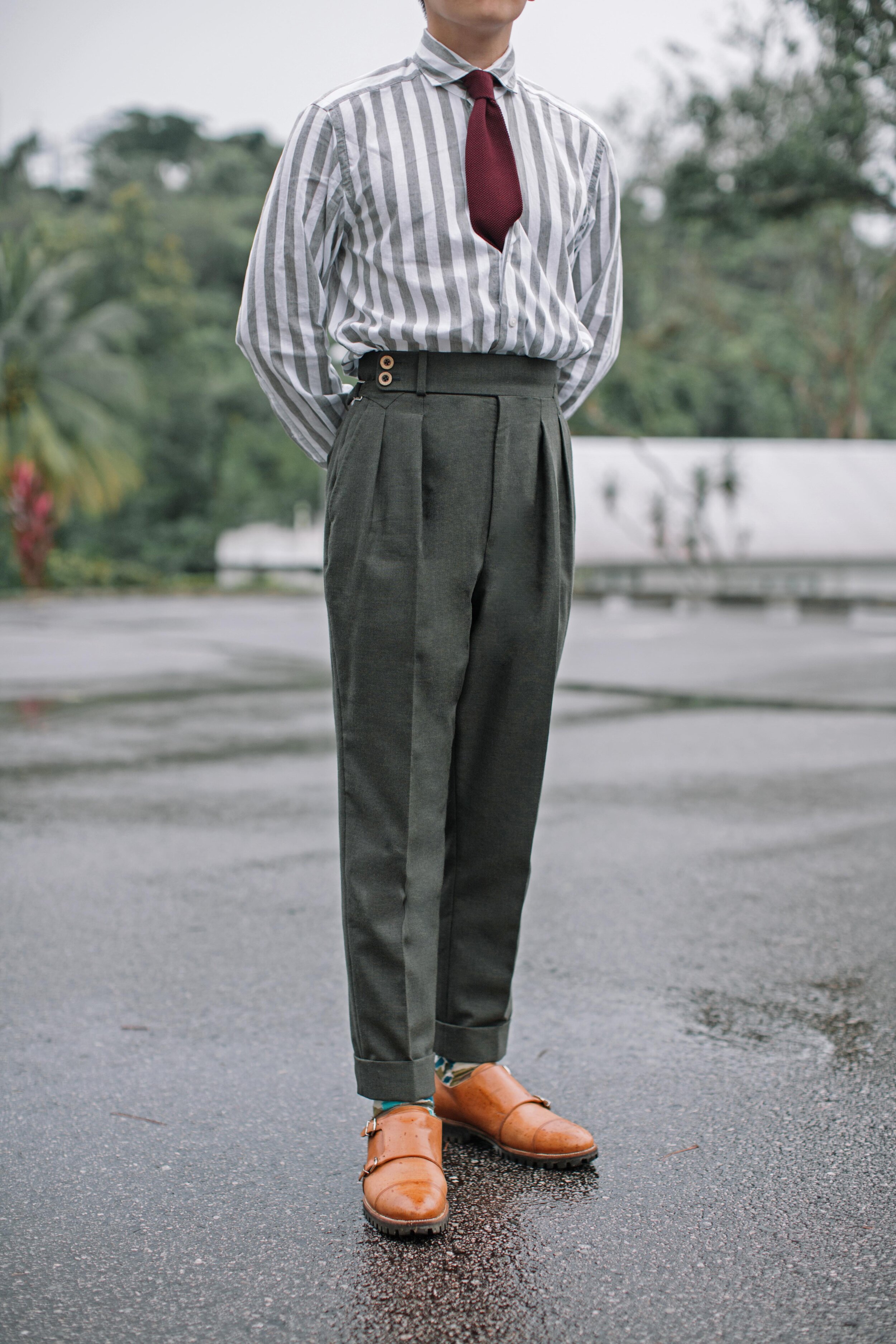 Made Suits® Singapore Tailor — High-Waisted Trousers Flatter Every Men -  Should you wear high waisted trousers?